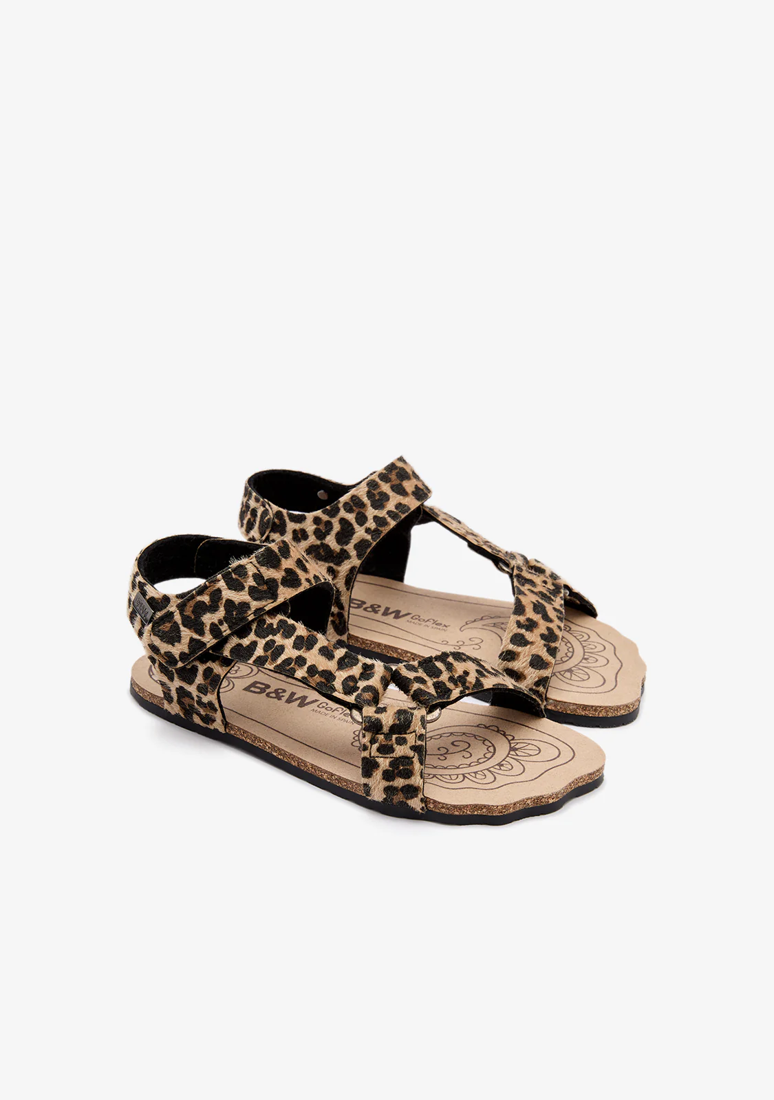 Leopard Straps Barefoot Goflex Sandals - Image 2