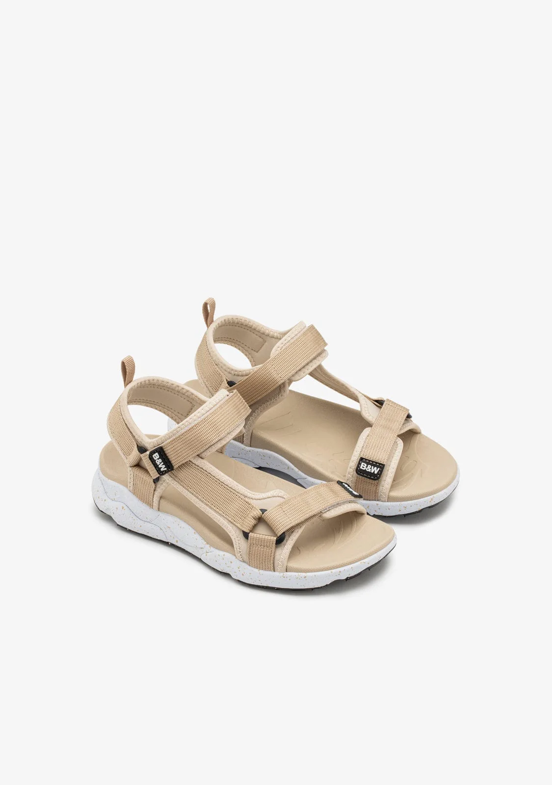 Light Gold Strips Sandals - Image 2