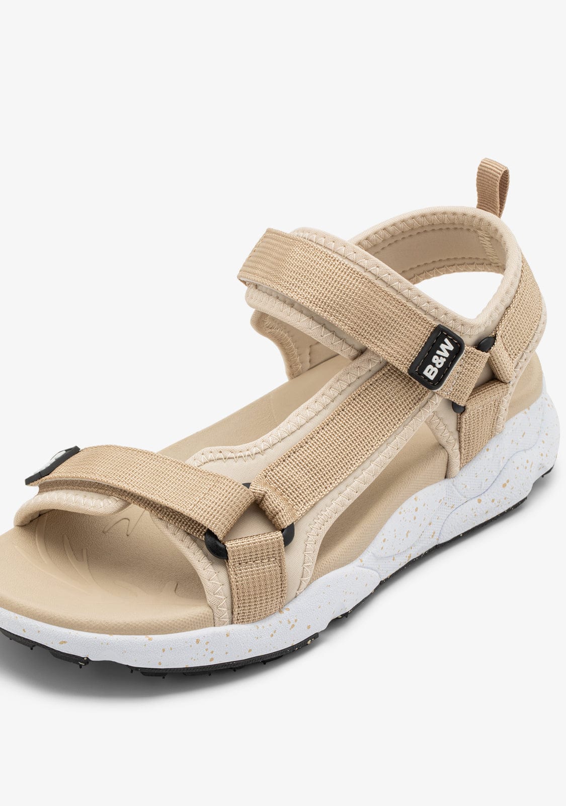 Light Gold Strips Sandals - Image 3