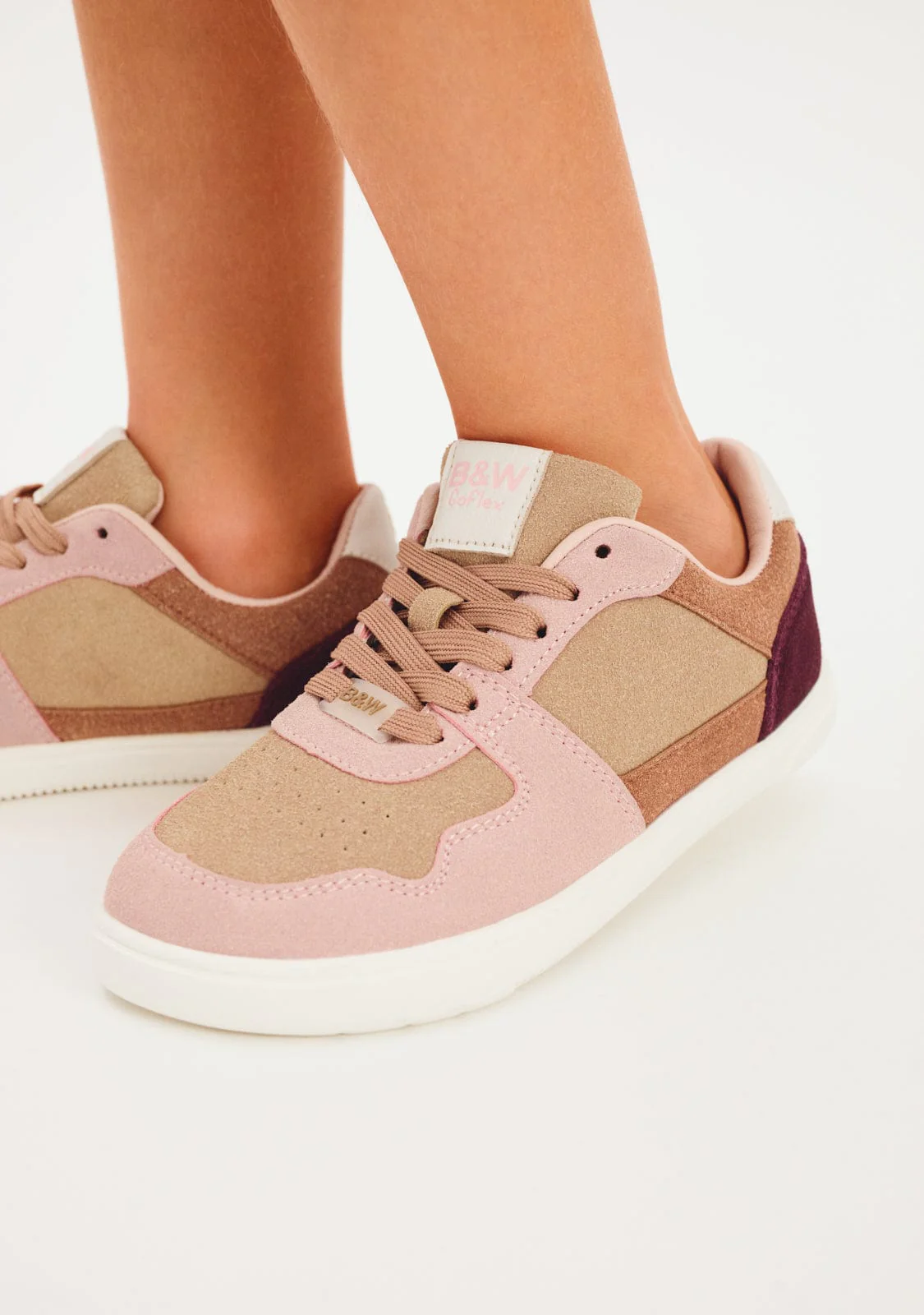 Multi Beige Goflex Barefoot Microsuede Sneakers - Image 6