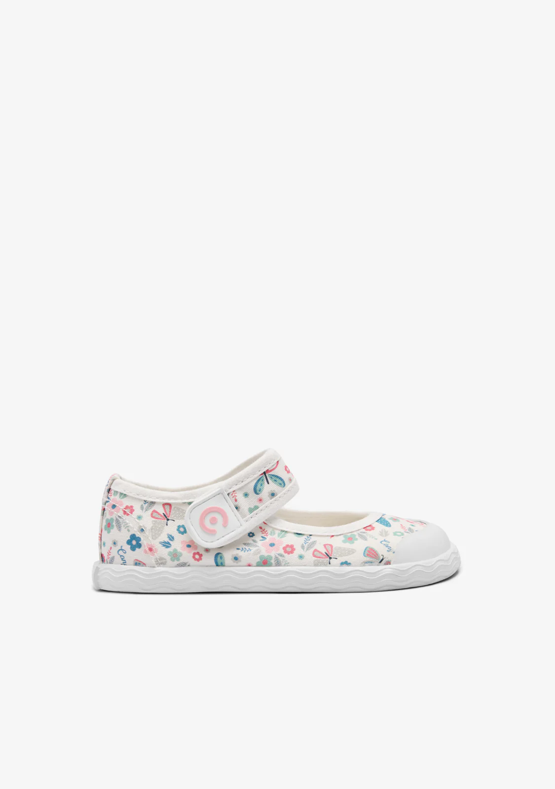 Multi Canvas Barefoot Goflex Mary Janes