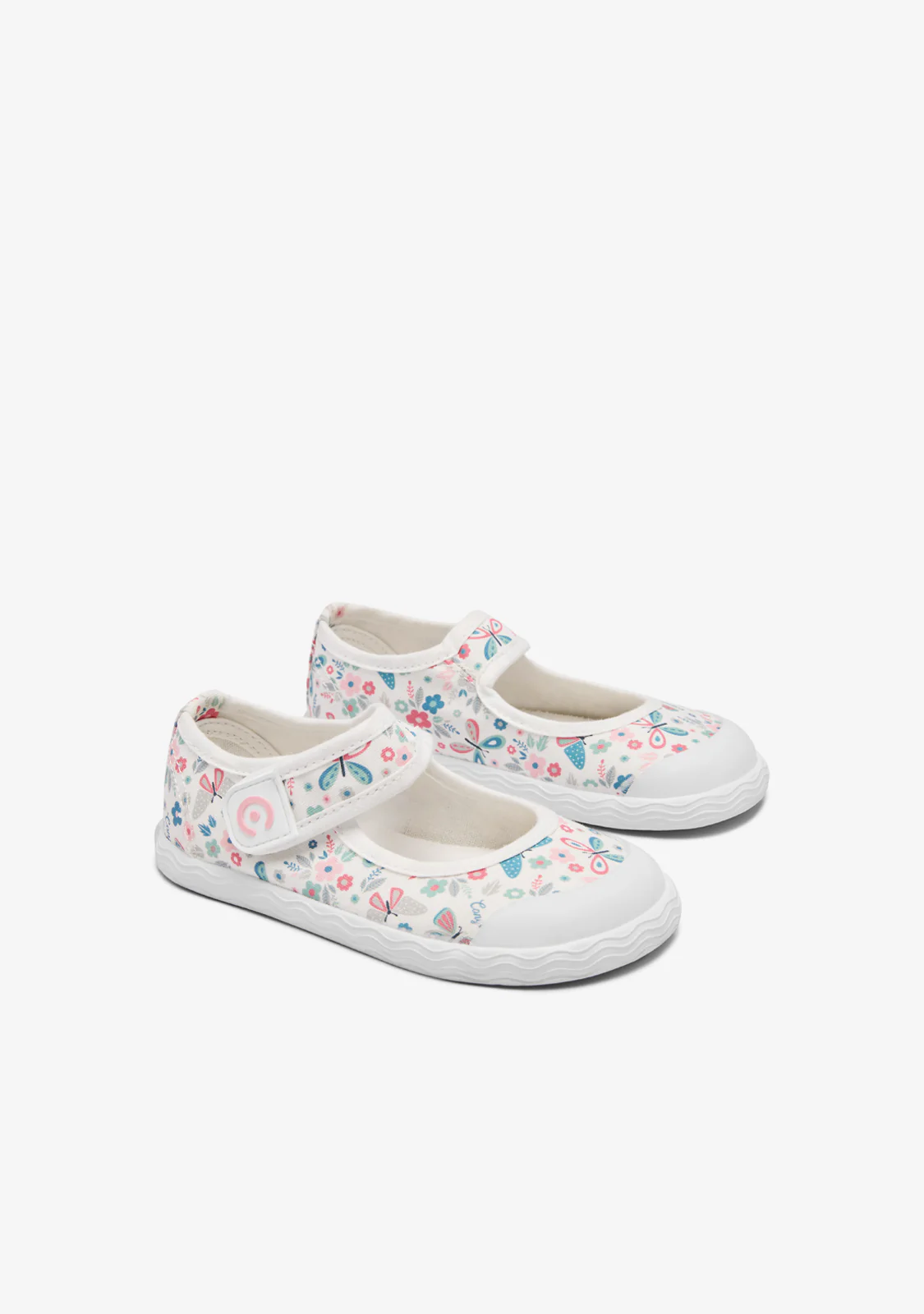 Multi Canvas Barefoot Goflex Mary Janes - Image 2