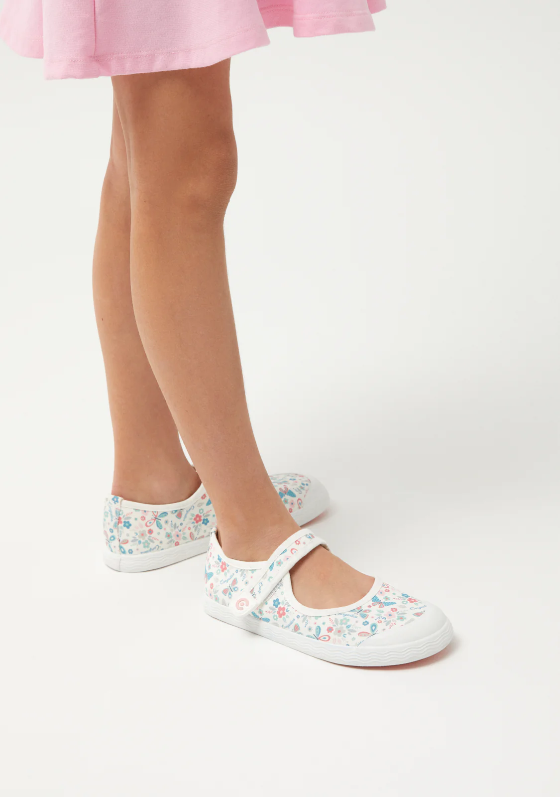 Multi Canvas Barefoot Goflex Mary Janes - Image 5