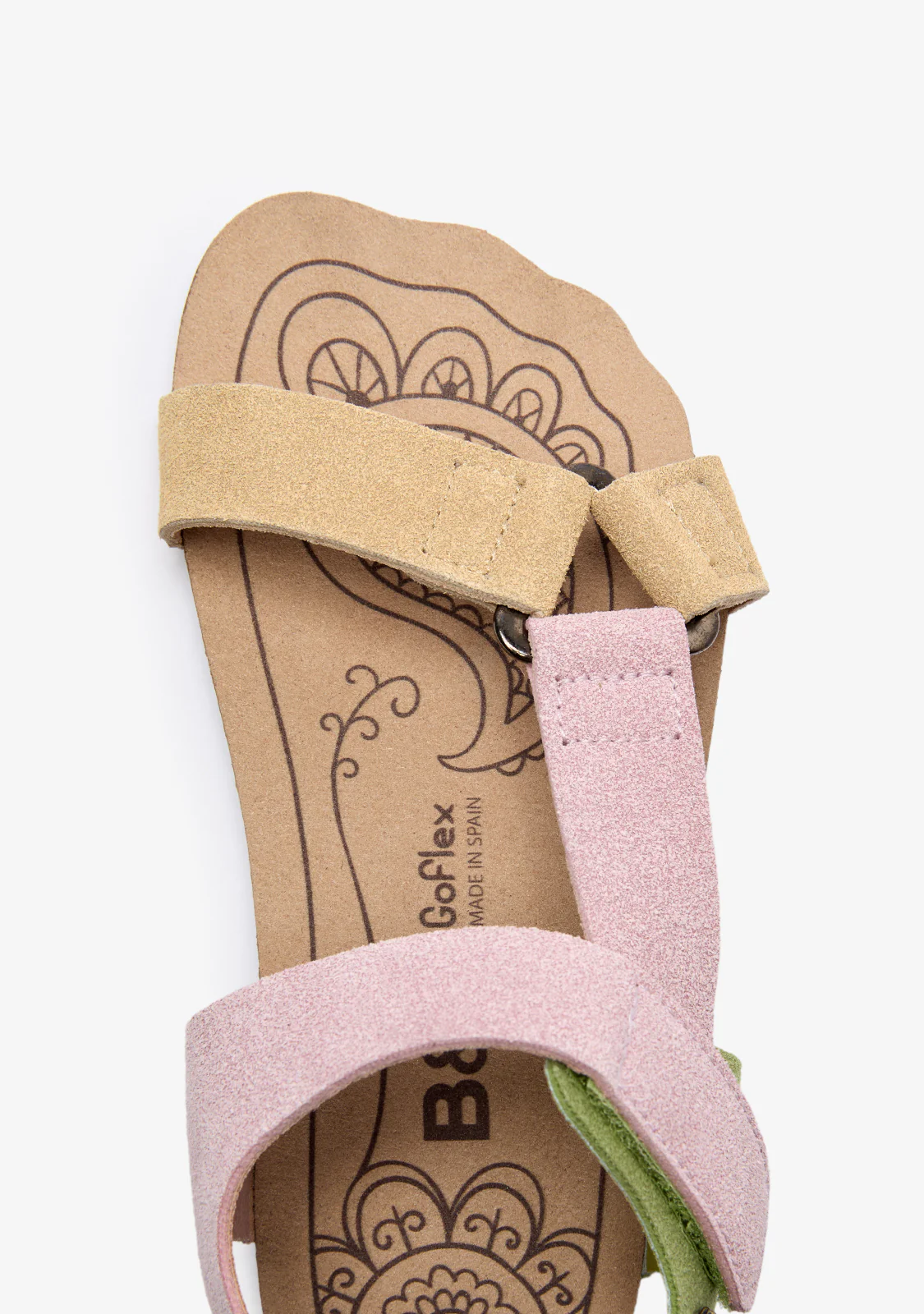 Multi Color Straps Barefoot Goflex Sandals - Image 4