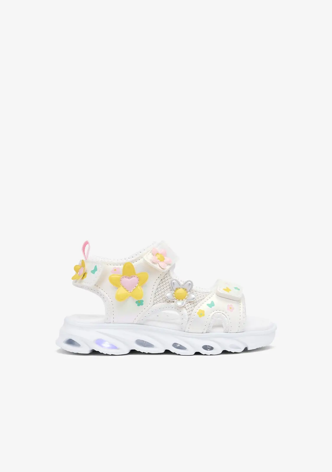 Multi Flowers Light Sandals - Image 3