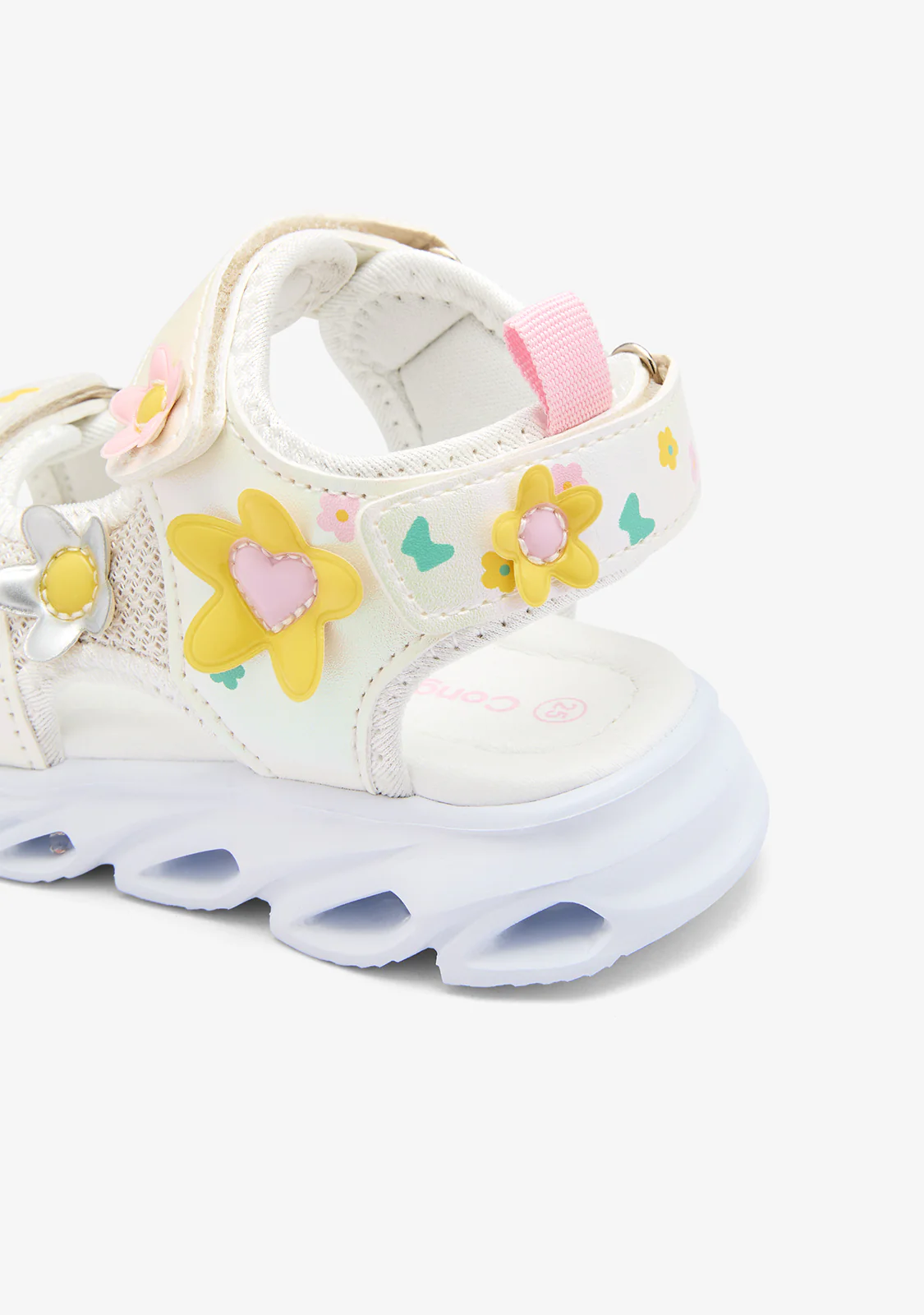 Multi Flowers Light Sandals - Image 4