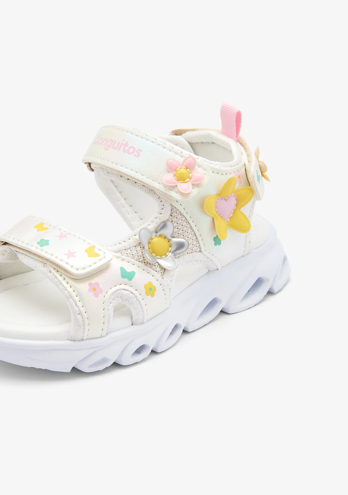 Multi Flowers Light Sandals - Image 5