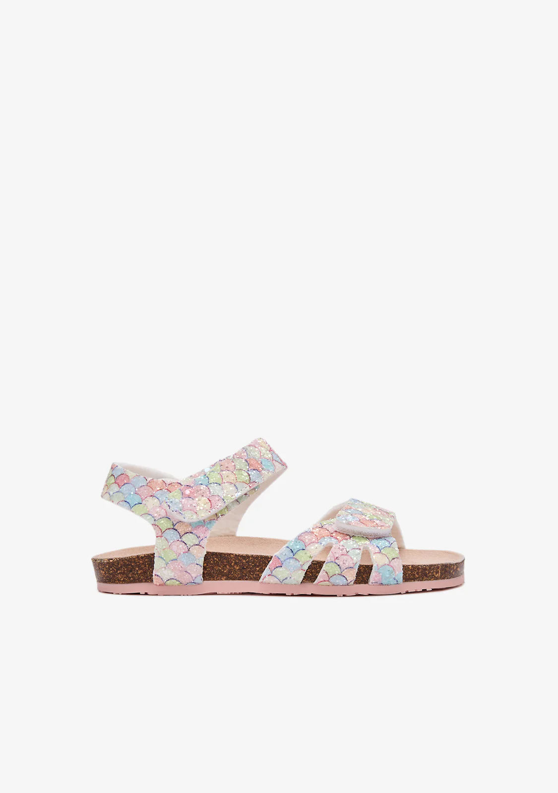 Multi Glitter Mermaid Bio Sandals