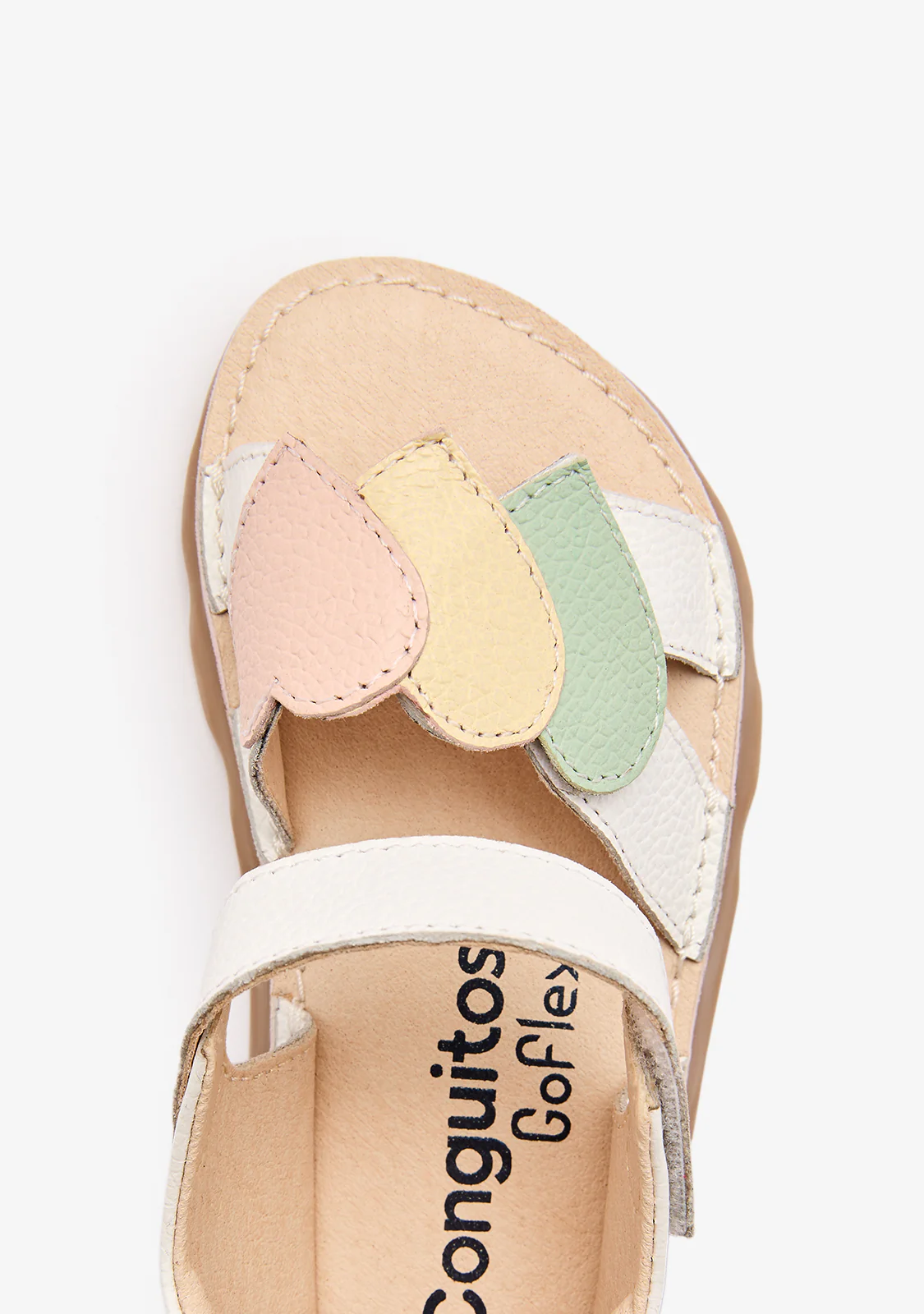 Multi Hearts Barefoot Goflex Sandals - Image 4