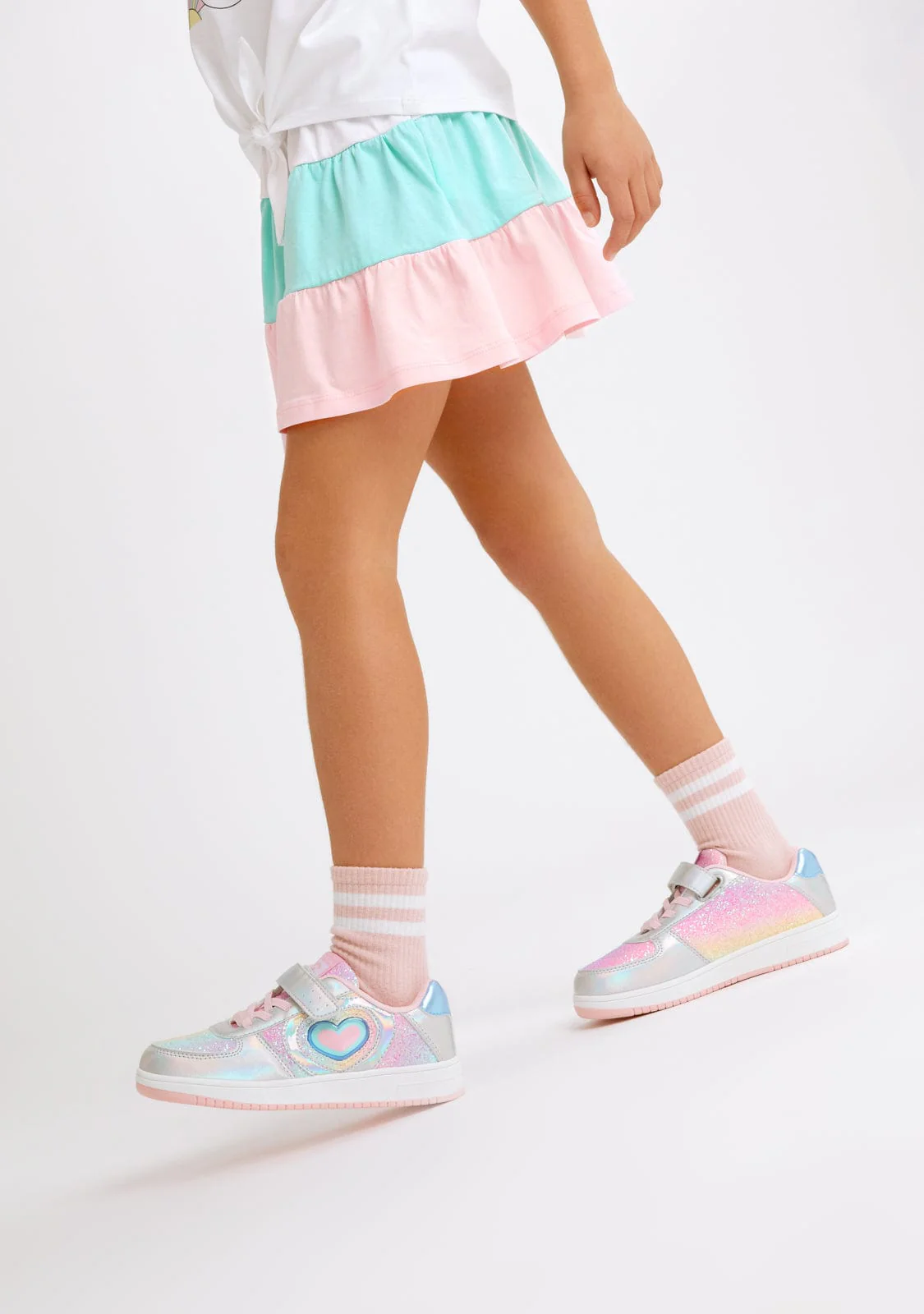 Multi Light Heart Sneakers - Image 6
