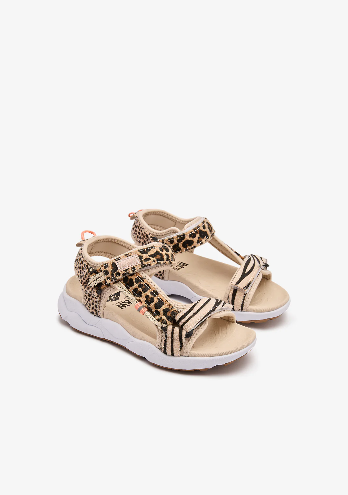 Multi Print Strip Sandals - Image 2