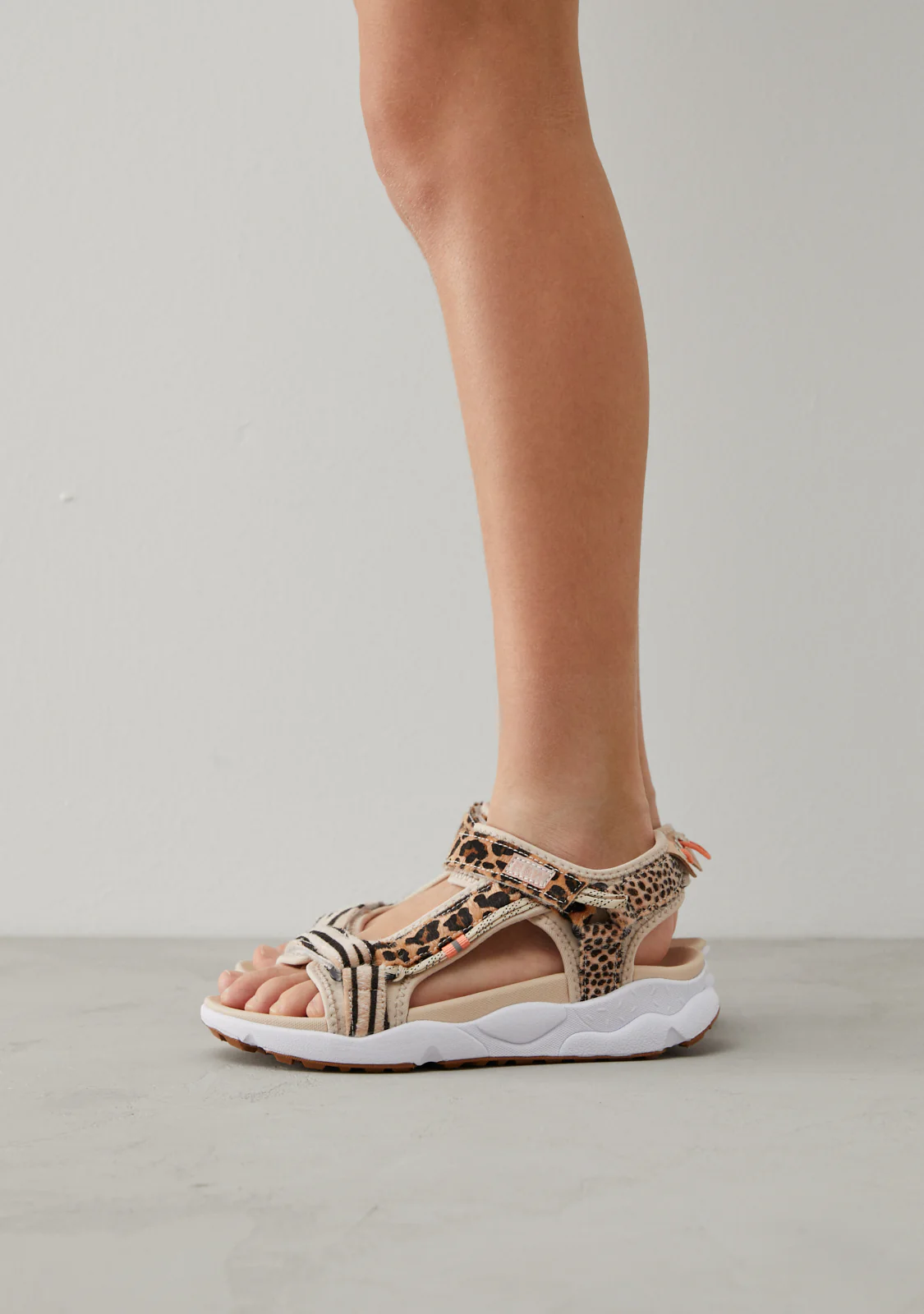 Multi Print Strip Sandals - Image 3