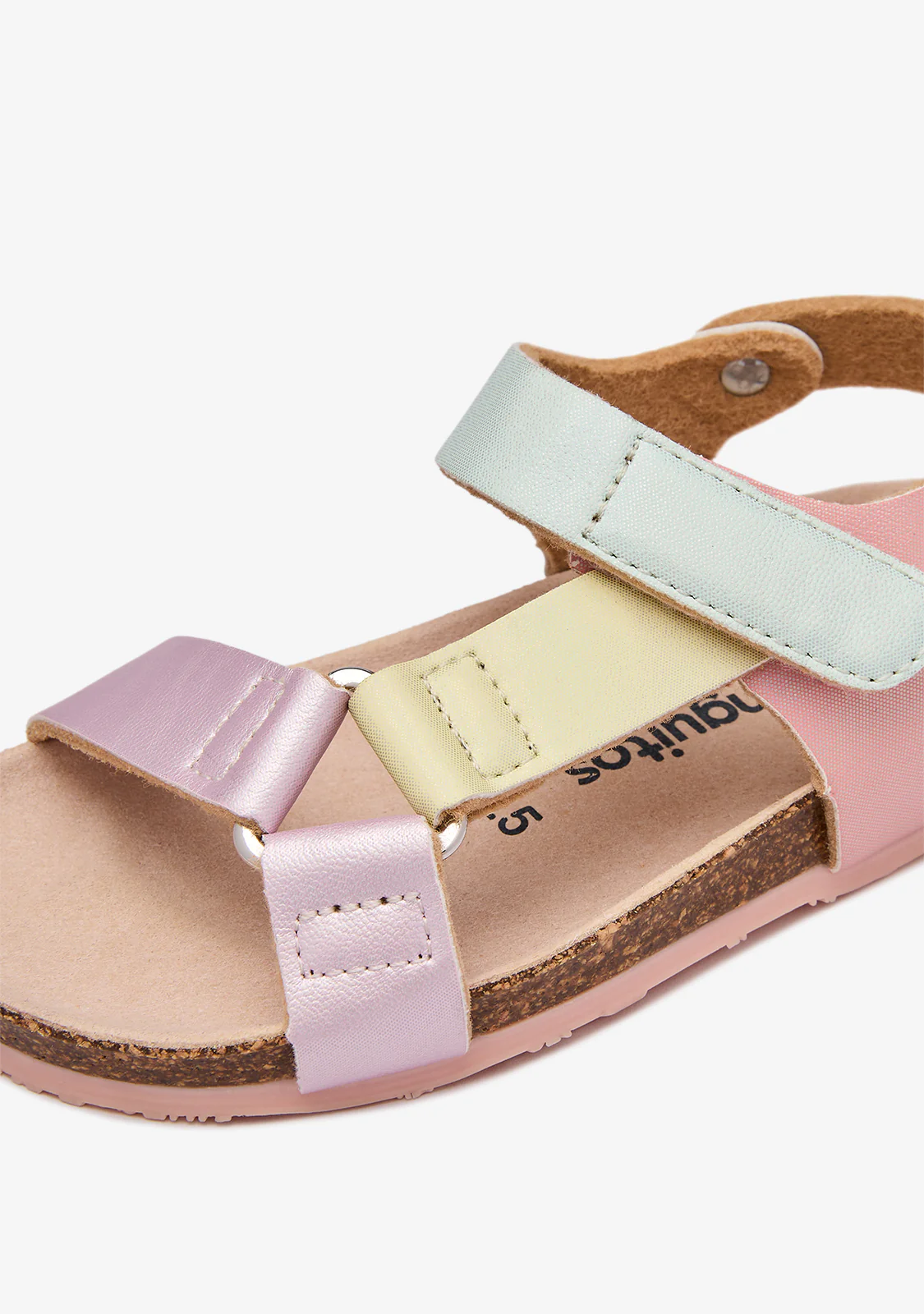 Multi Rainbow Strips Bio Sandals - Image 5