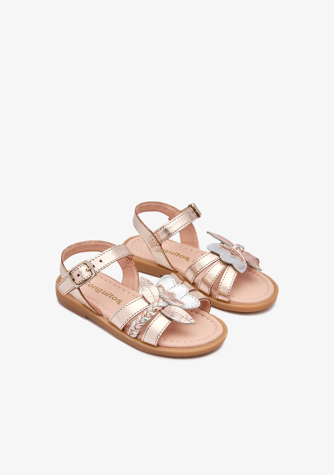 Multi Shine Strips Sandals - Image 2