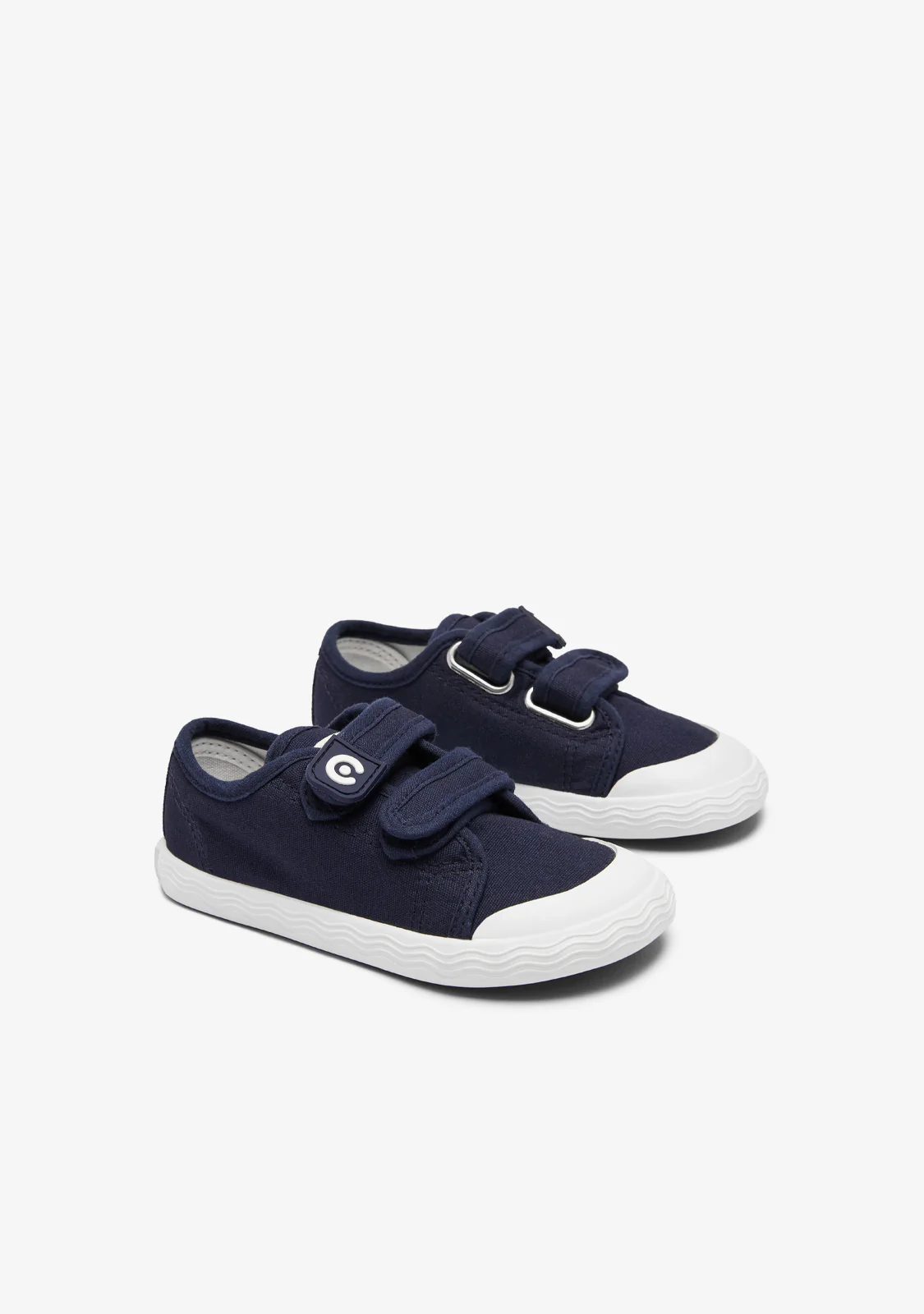 Navy Canvas Barefoot Goflex Sneakers - Image 2