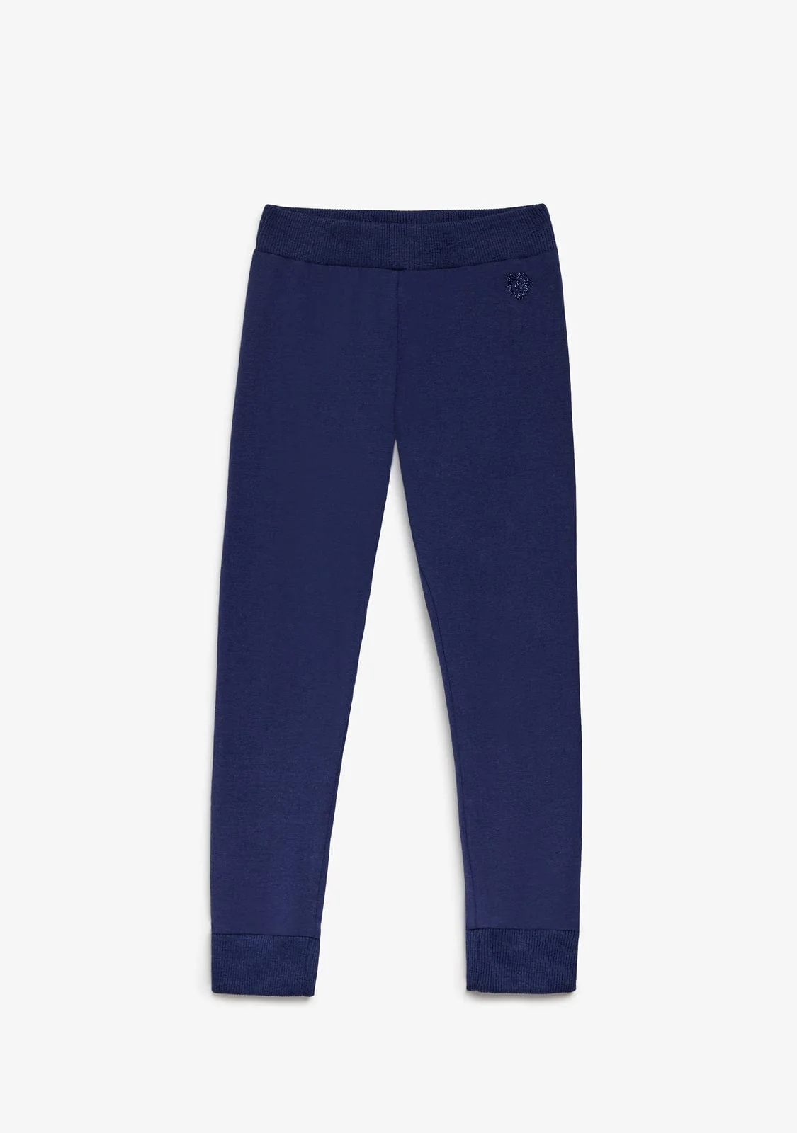 Navy Jersey Leggings - Image 2