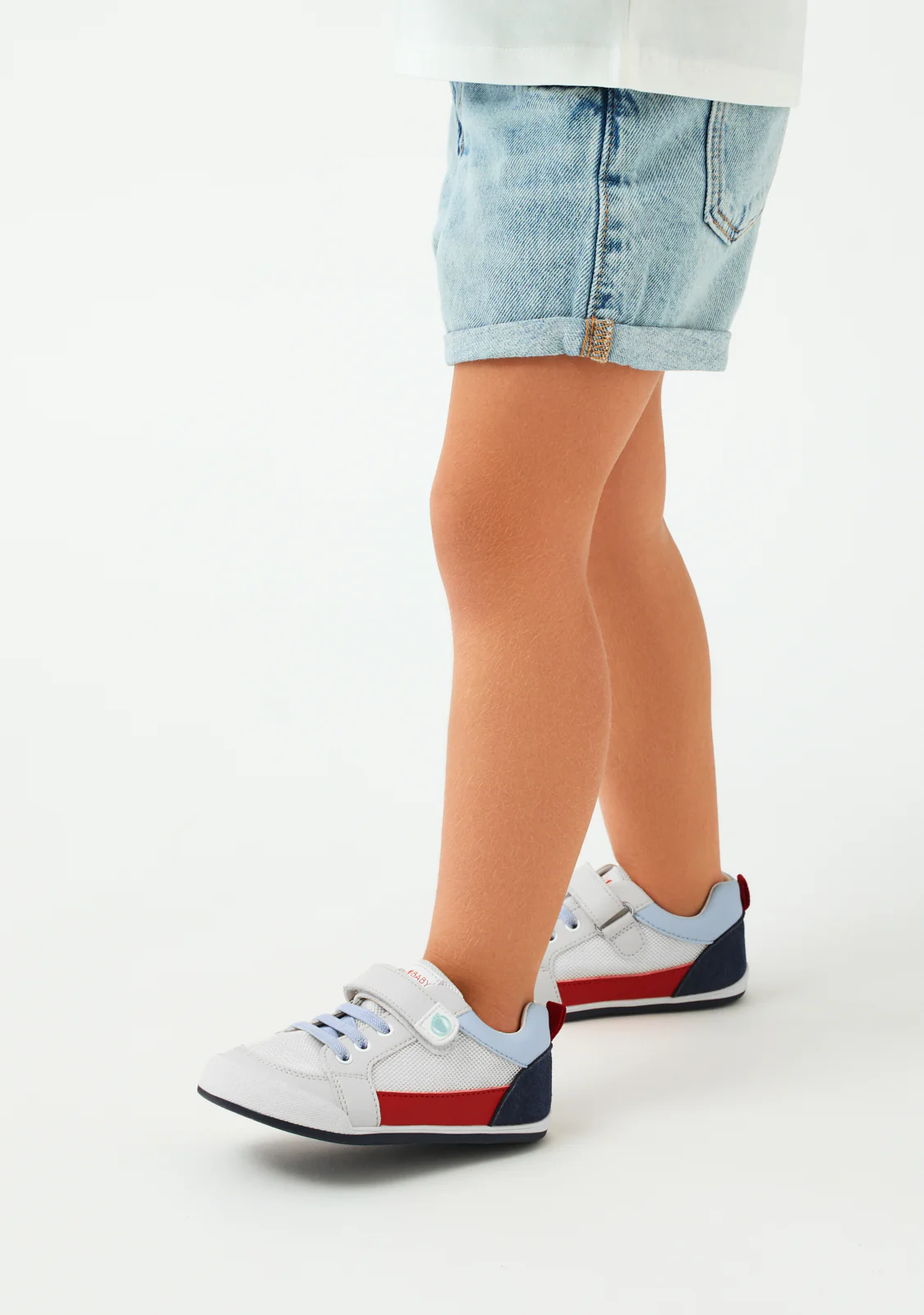 Navy Mesh Barefoot Casual Sneakers - Image 5