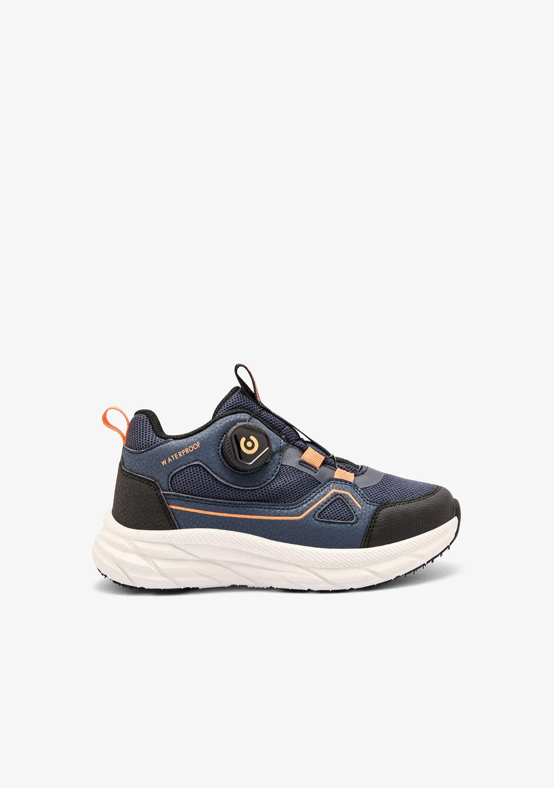 Navy Waterproof High Sneakers