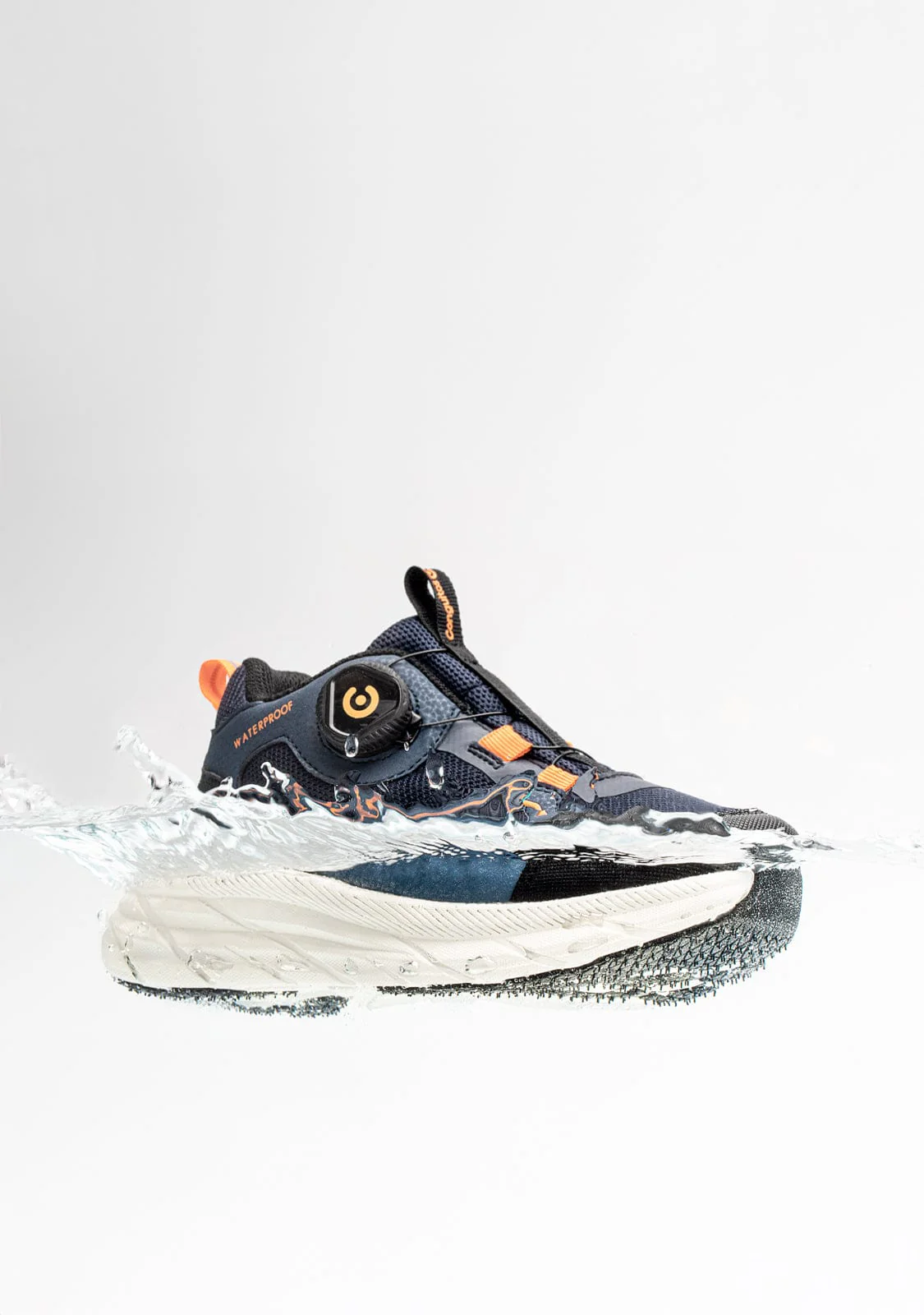 Navy Waterproof High Sneakers - Image 2