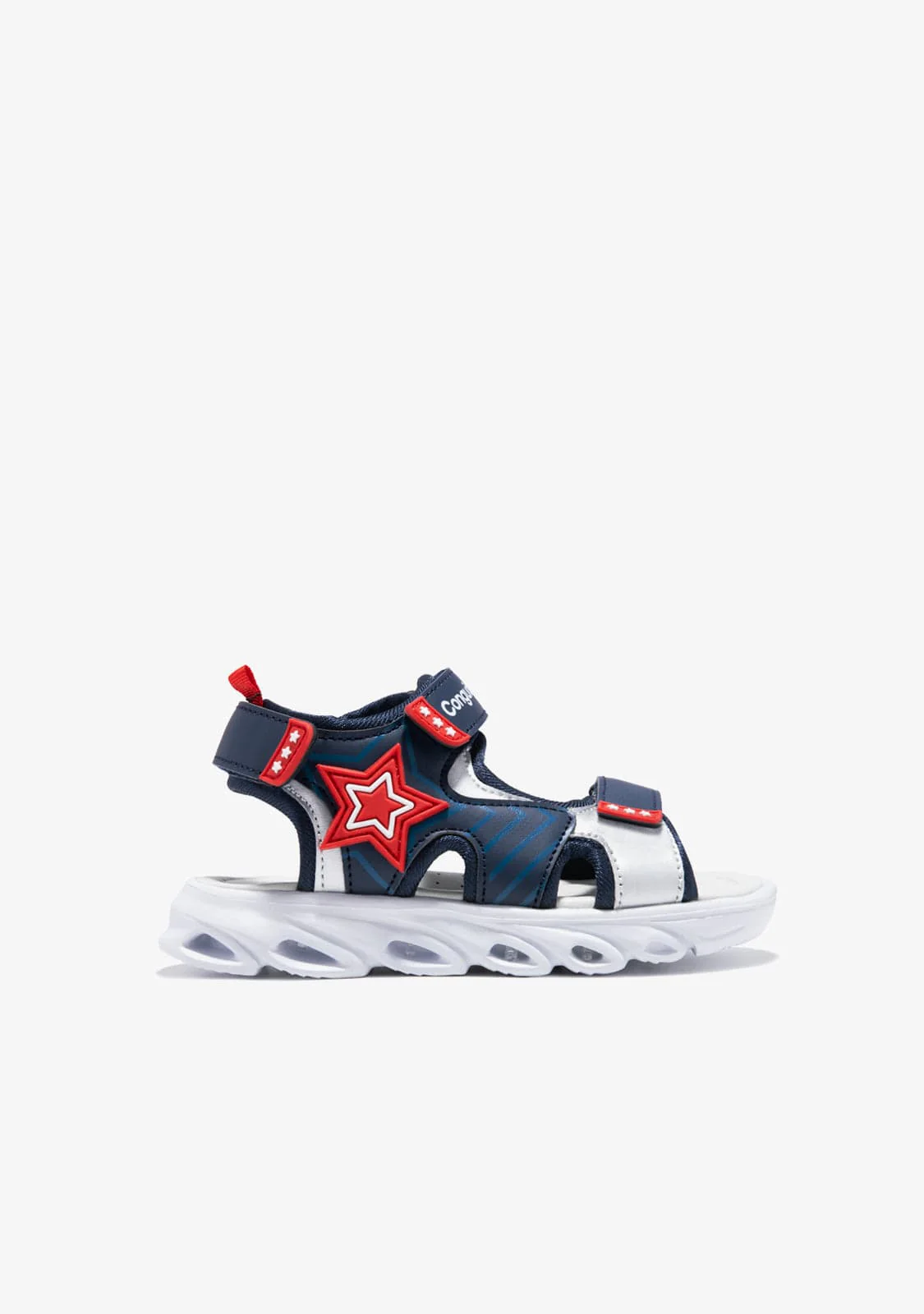Navy With Lights Sport Sandals - Image 3