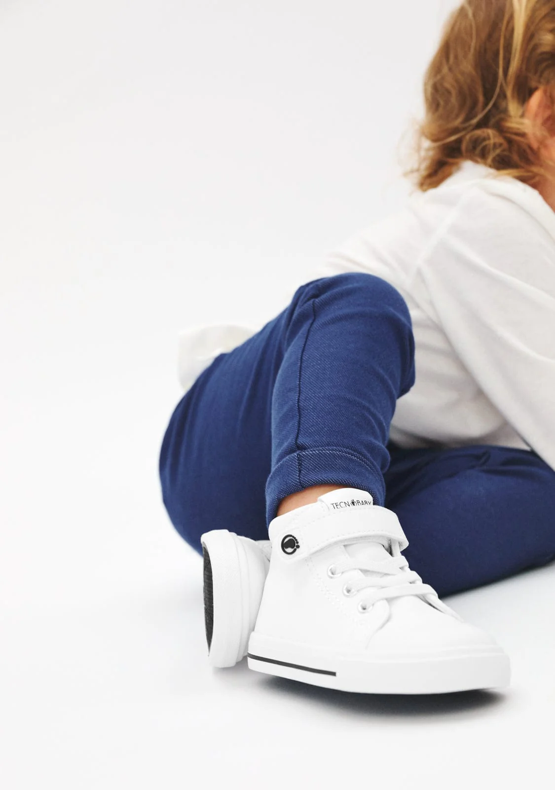 Off White Barefoot High Strap Sneakers - Image 6