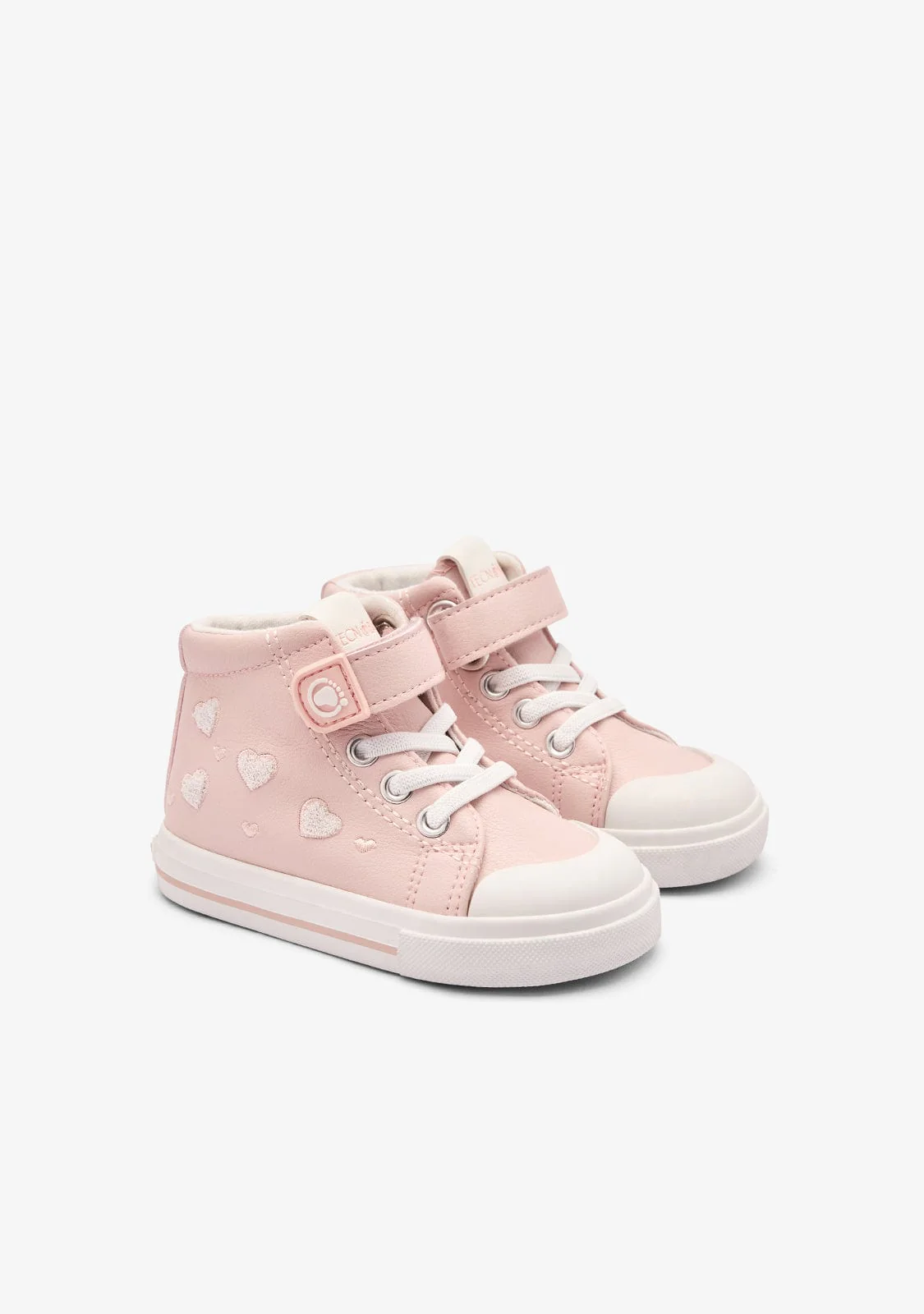 Pink Barefoot Heart High Sneakers - Image 2