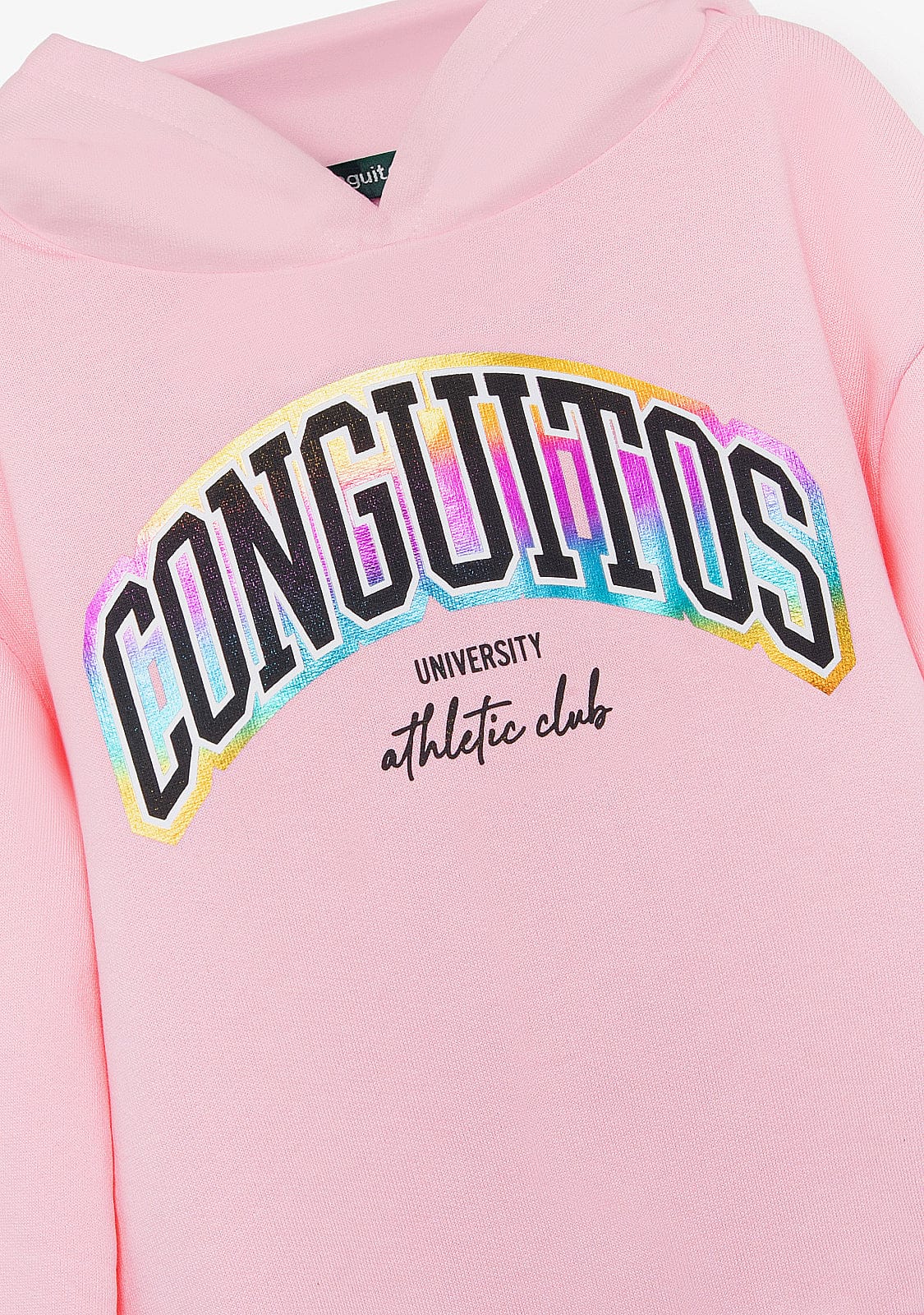 Pink Hoodie Logo Sweatshirt - Image 3