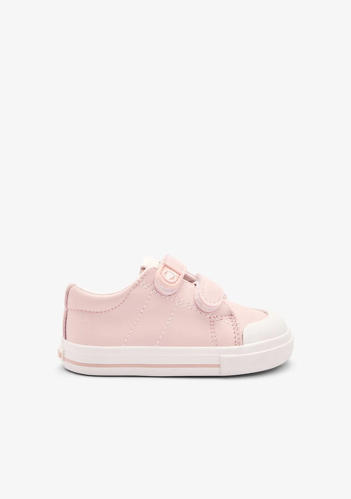 Pink Barefoot Low Double Strap Sneakers