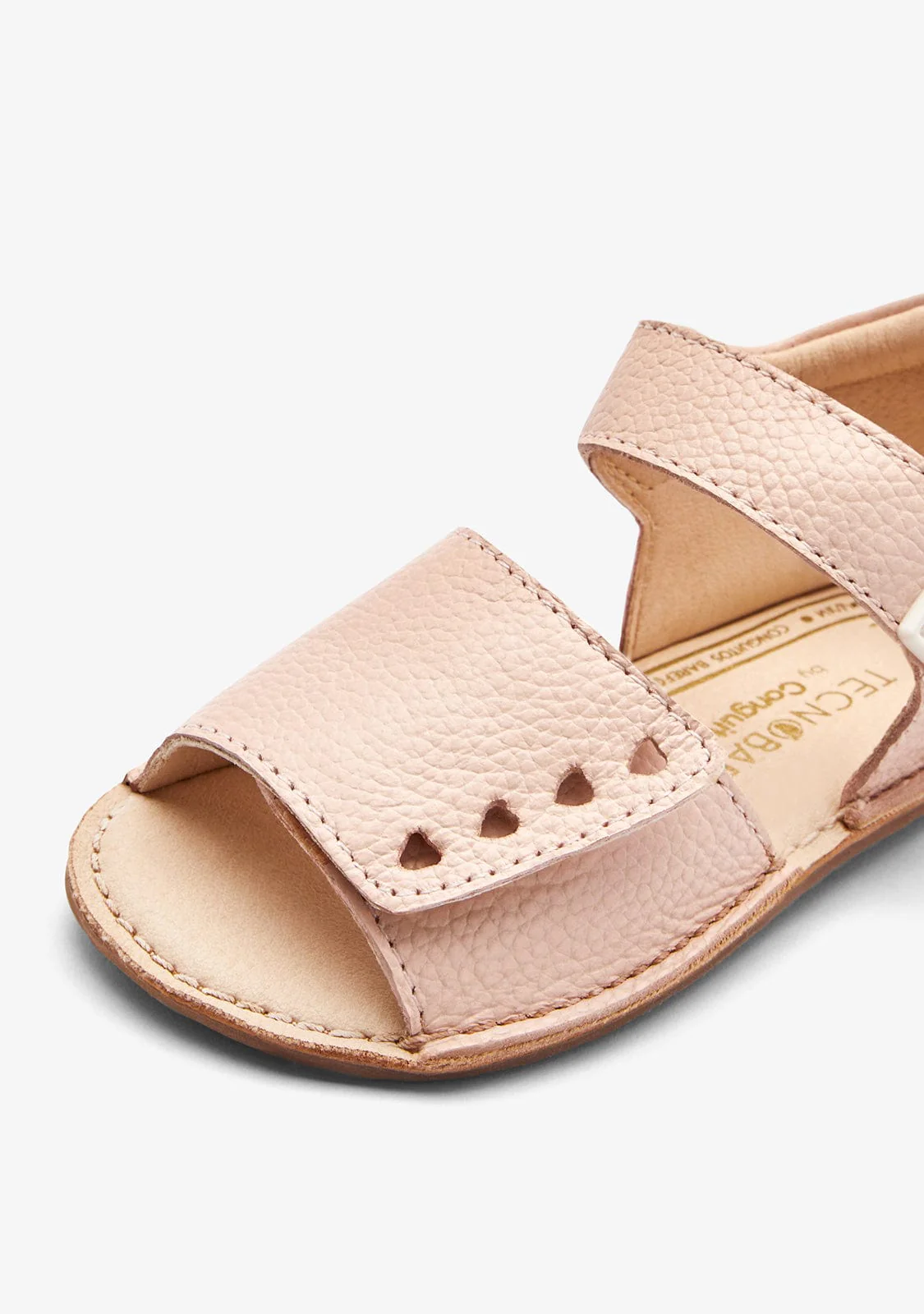 Pink Barefoot Strip Sandals - Image 3