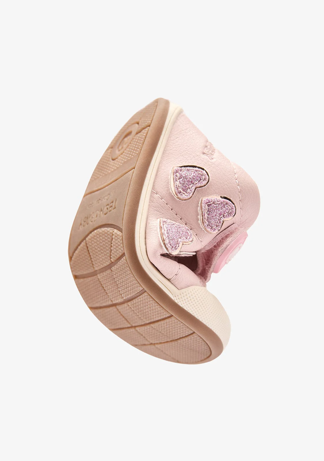 Pink Shiny Hearts Barefoot Sneakers - Image 3