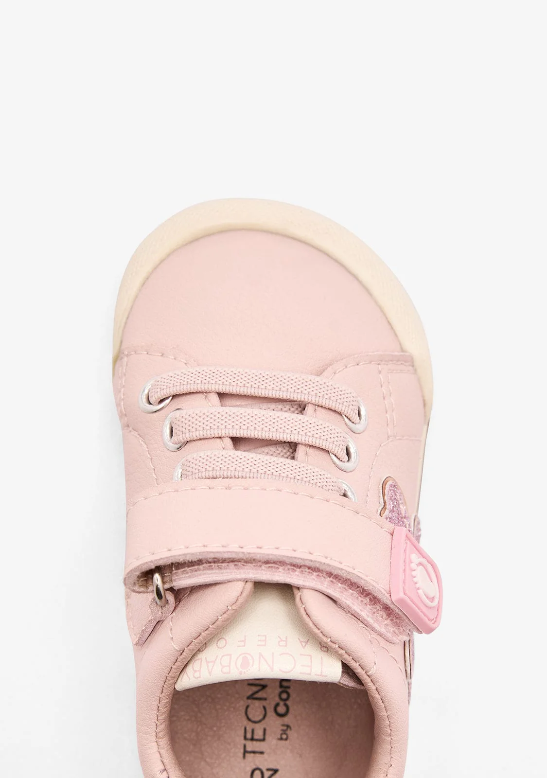 Pink Shiny Hearts Barefoot Sneakers - Image 4