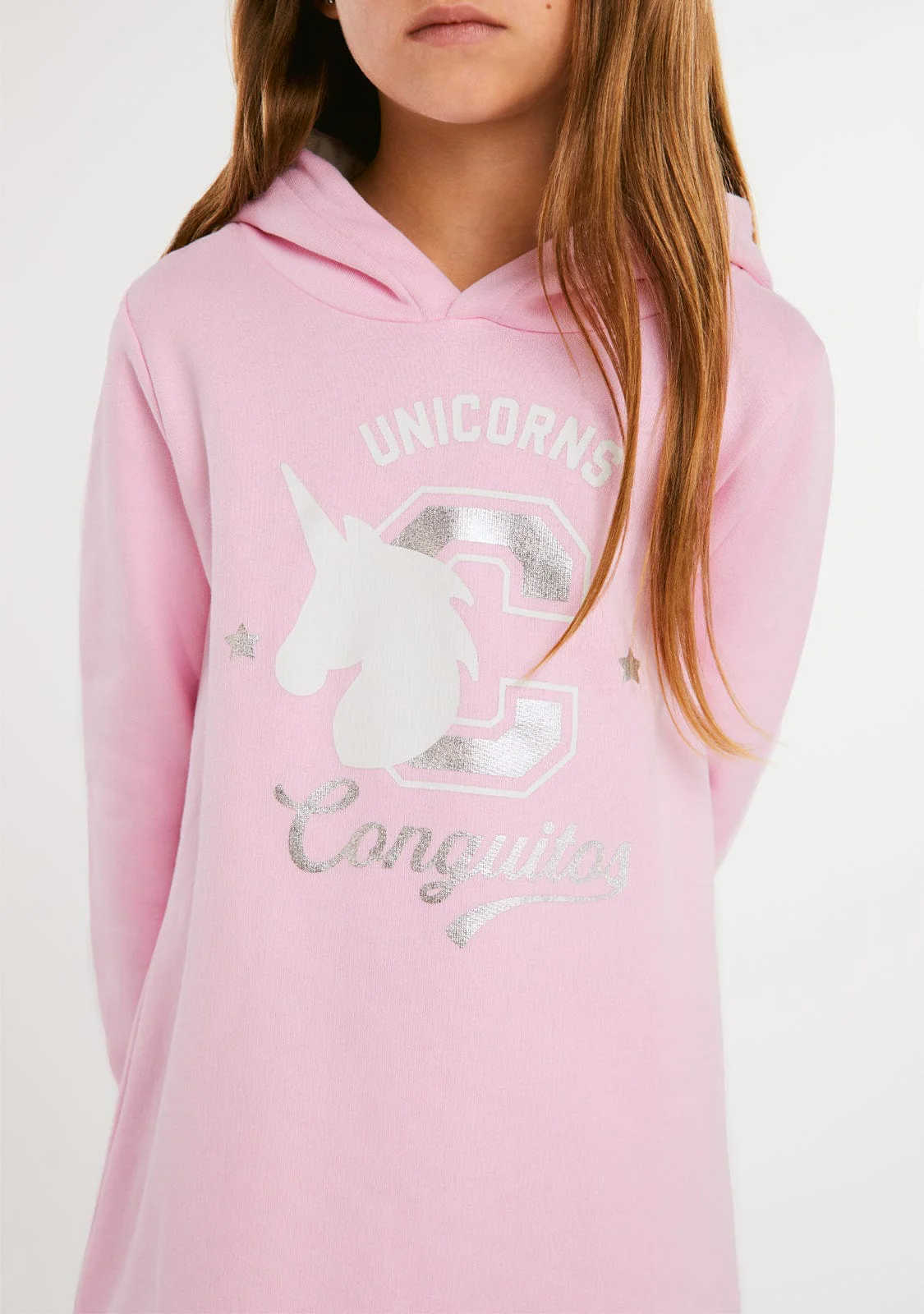 Pink Unicorn Hooded Dress - Image 5