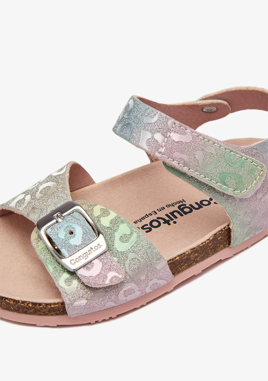 Rainbow Buckle Bio Sandals - Image 4