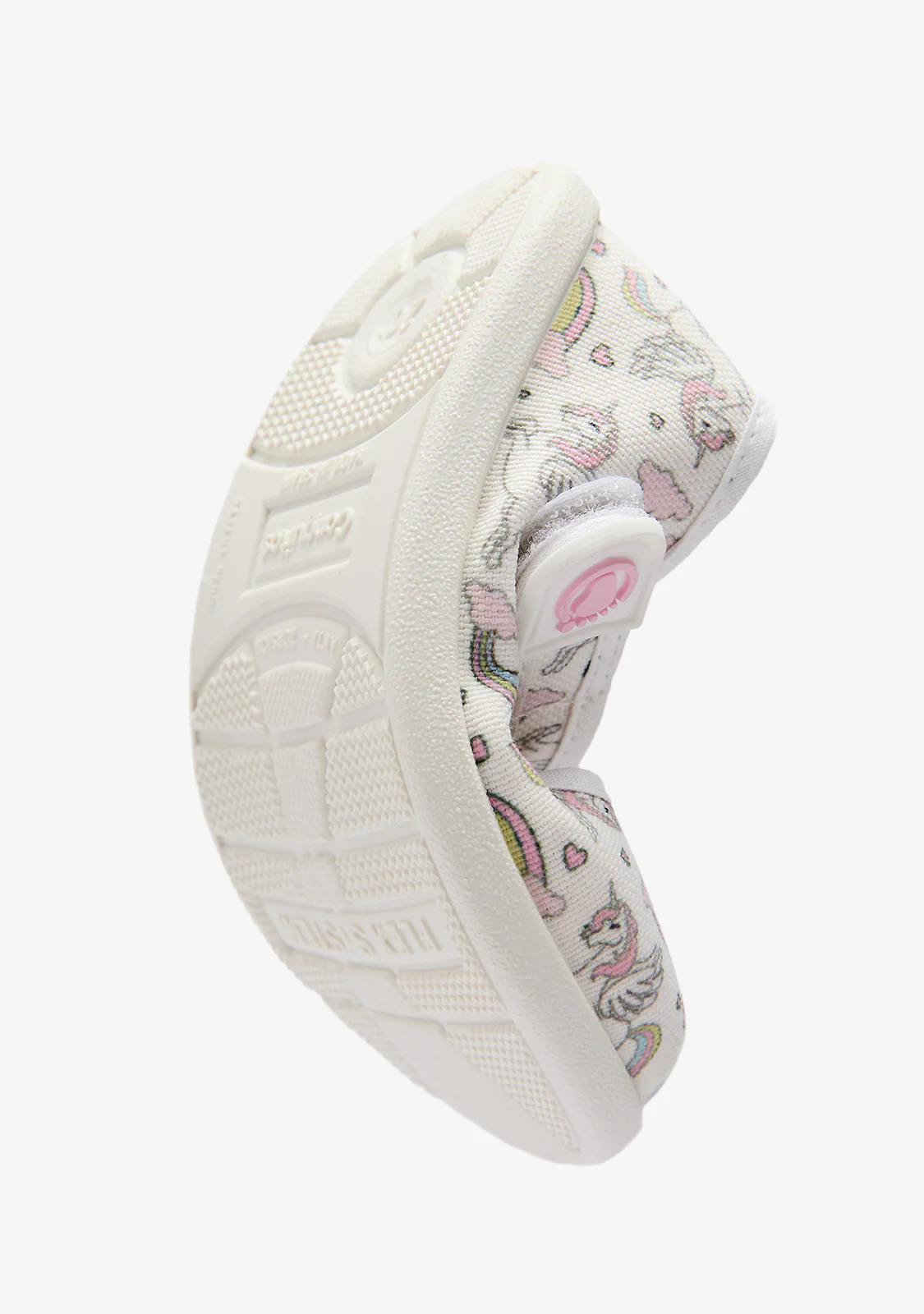 Baby´s Rainbow Unicorn Canvas Barefoot Mary Janes - Image 3