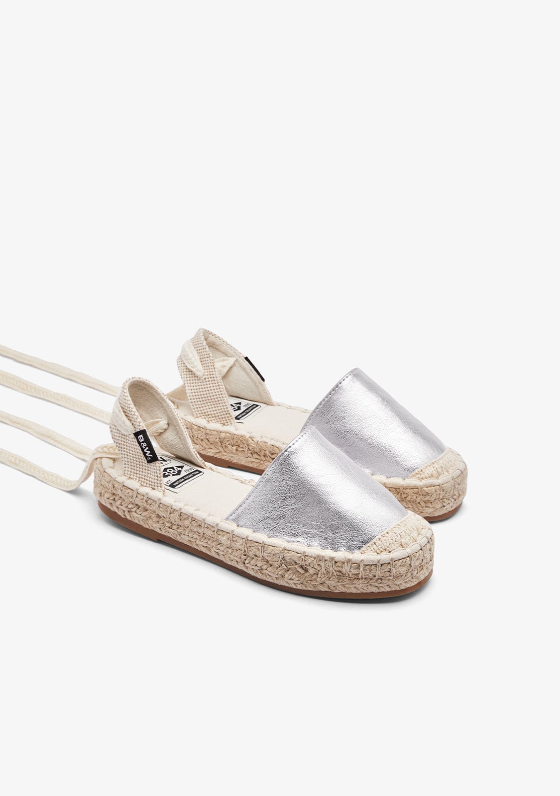 Silver Basic Espadrilles - Image 3