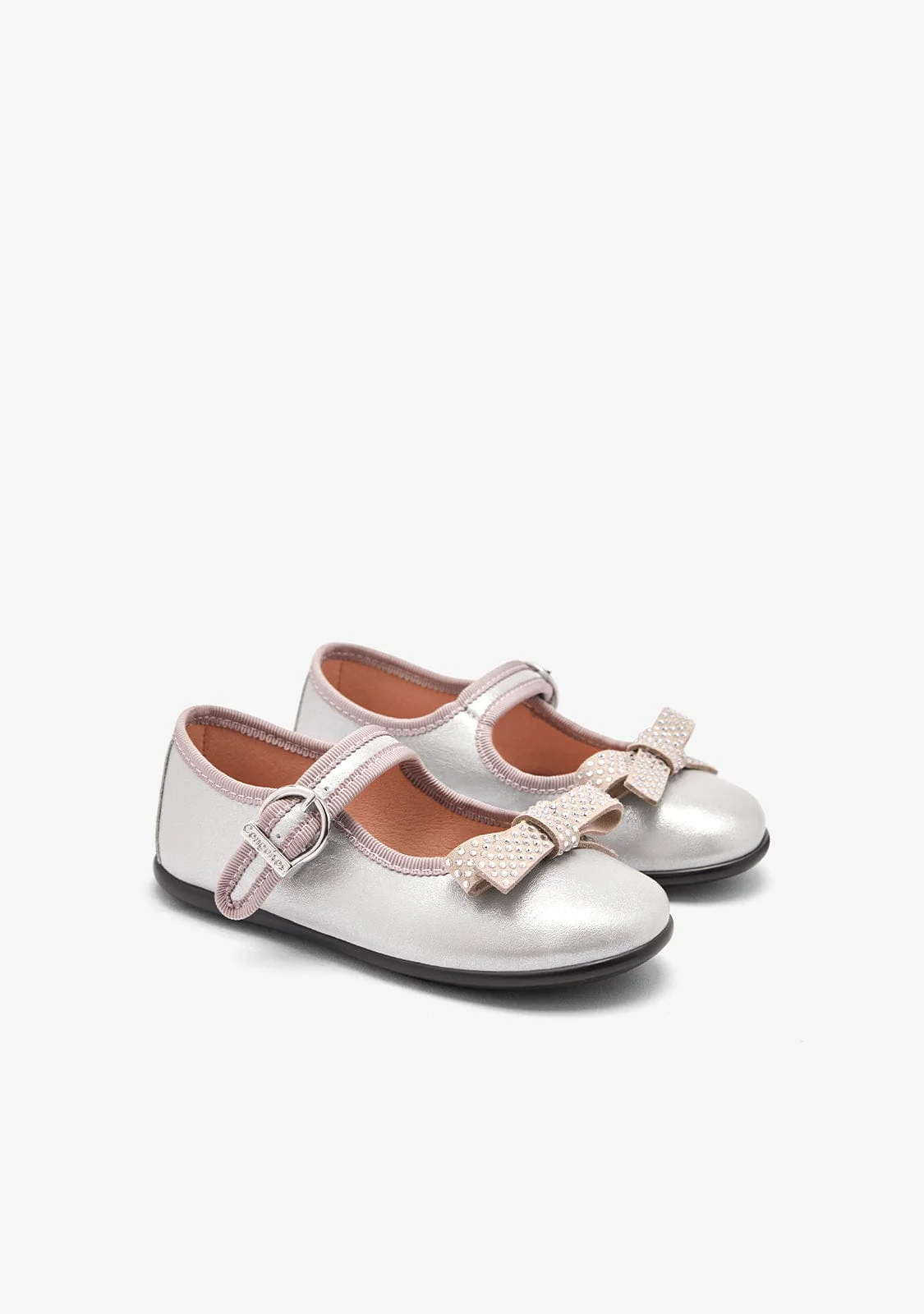 Silver Bow Mary Janes - Image 2