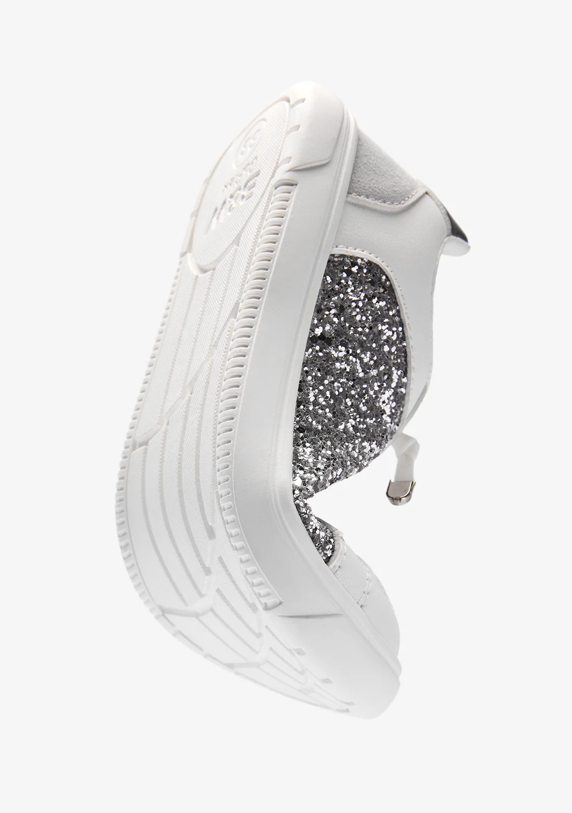 Silver Glitter Barefoot Goflex Sneakers B&W - Image 3