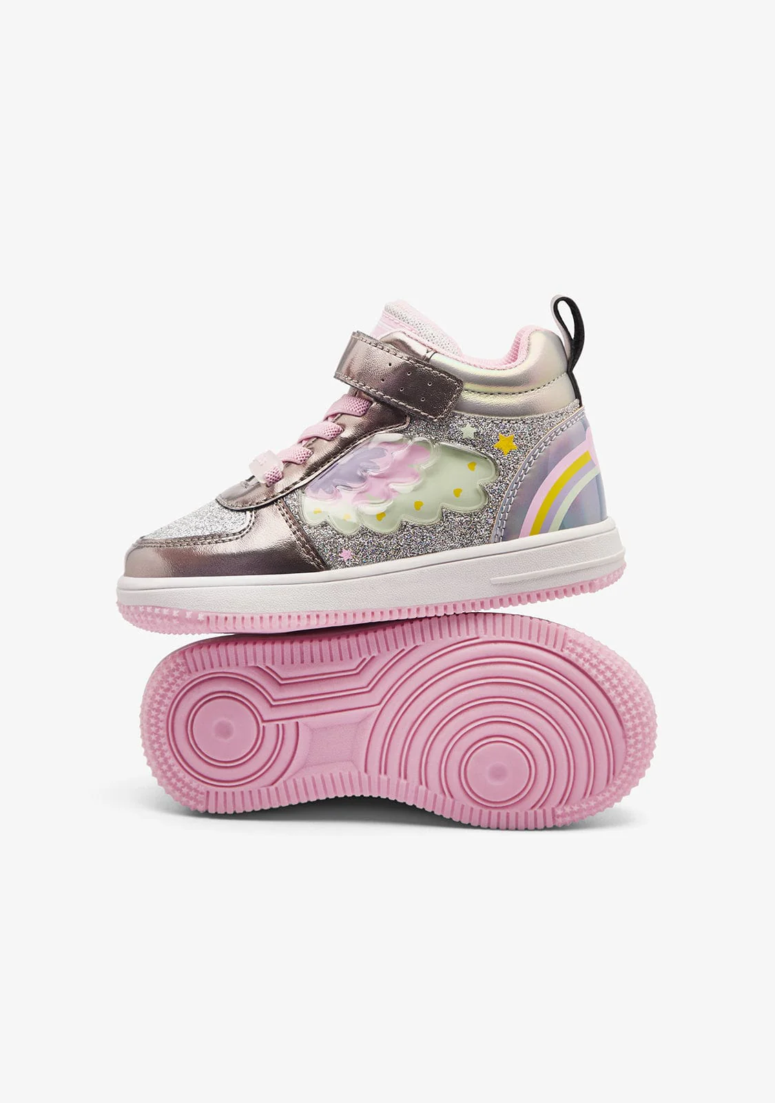 Silver High Light Sneakers - Image 6