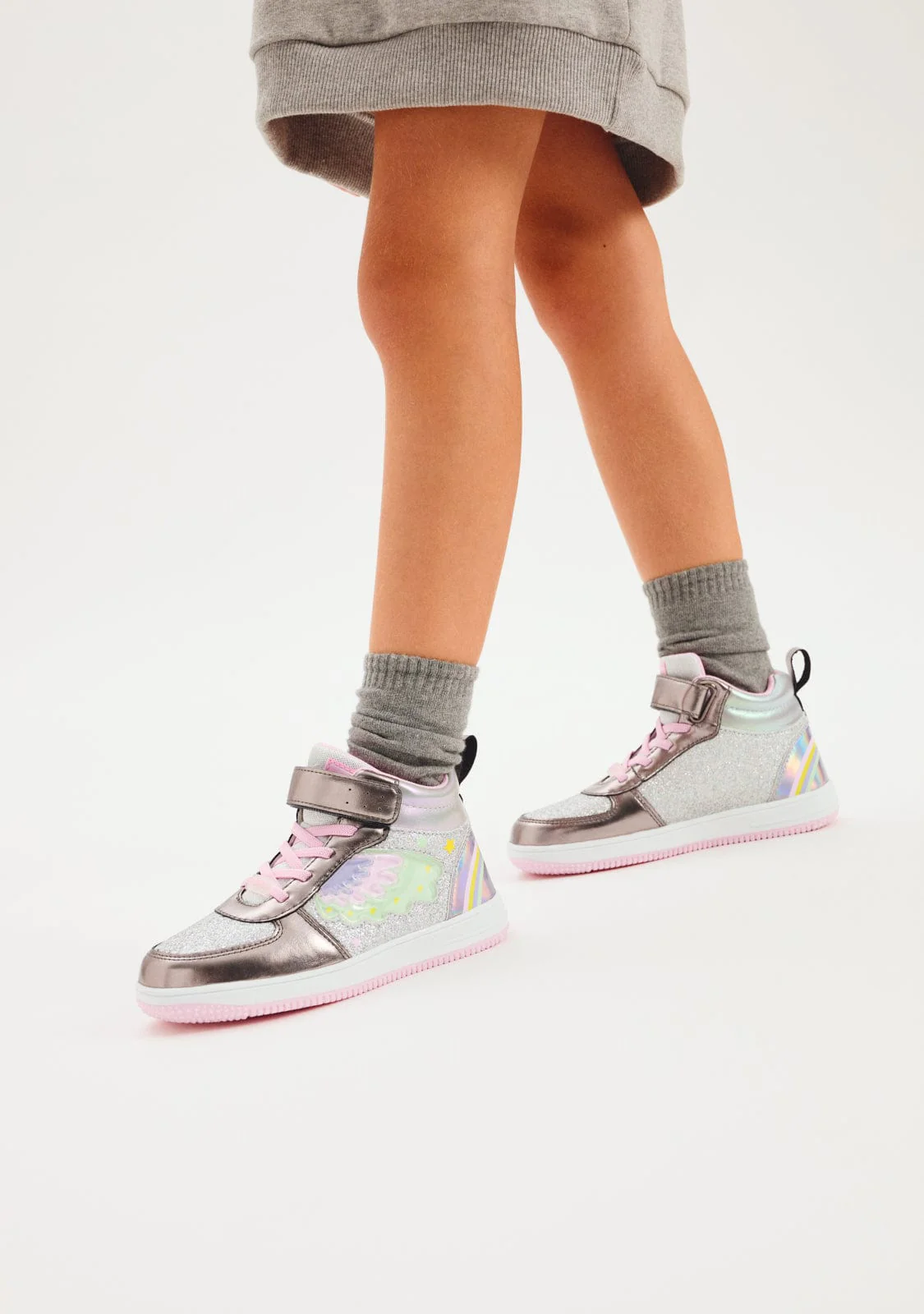 Silver High Light Sneakers - Image 7