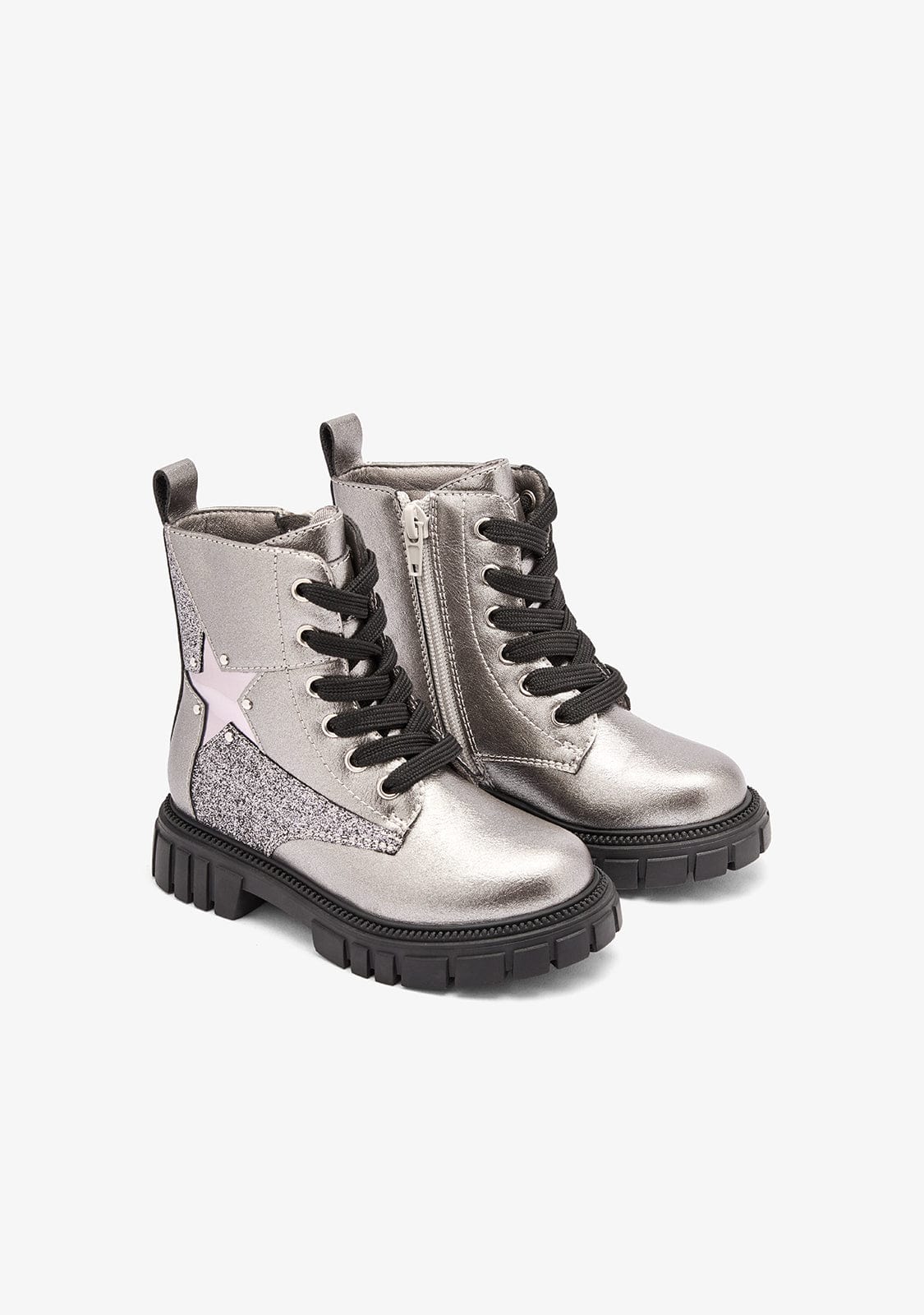 Silver Military Star Boots - Image 2