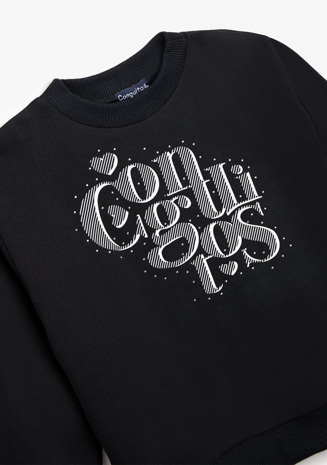 Black Conguitos Print Sweatshirt - Image 3