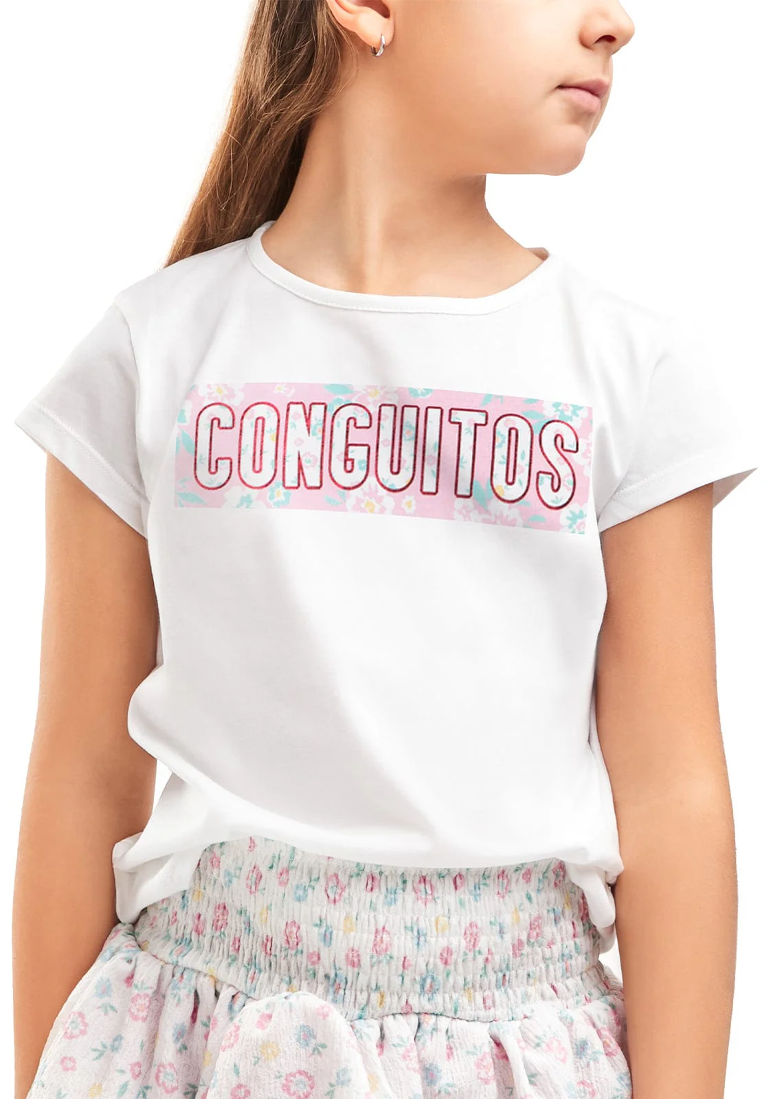 White Flower T-Shirt - Image 3