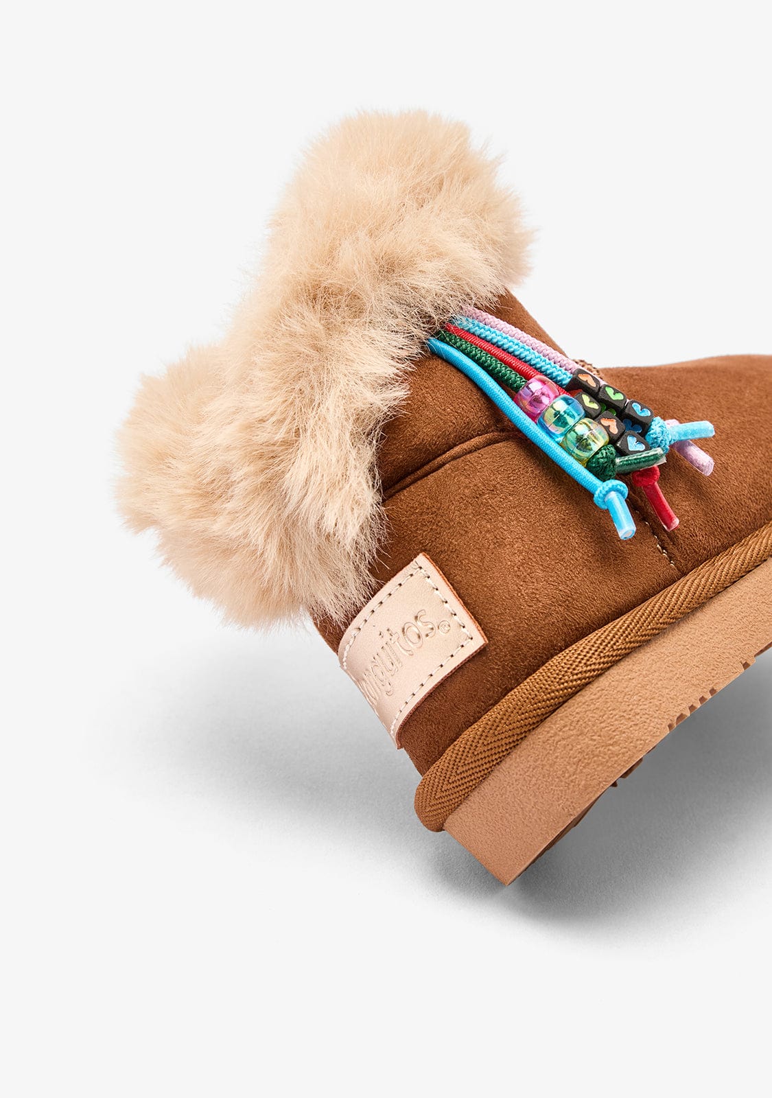 Tan Charm Fur Australian Boots - Image 3