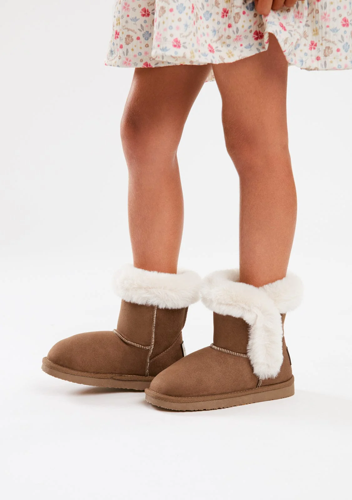 Tan Fur Water Repellent Australian Boots - Image 5