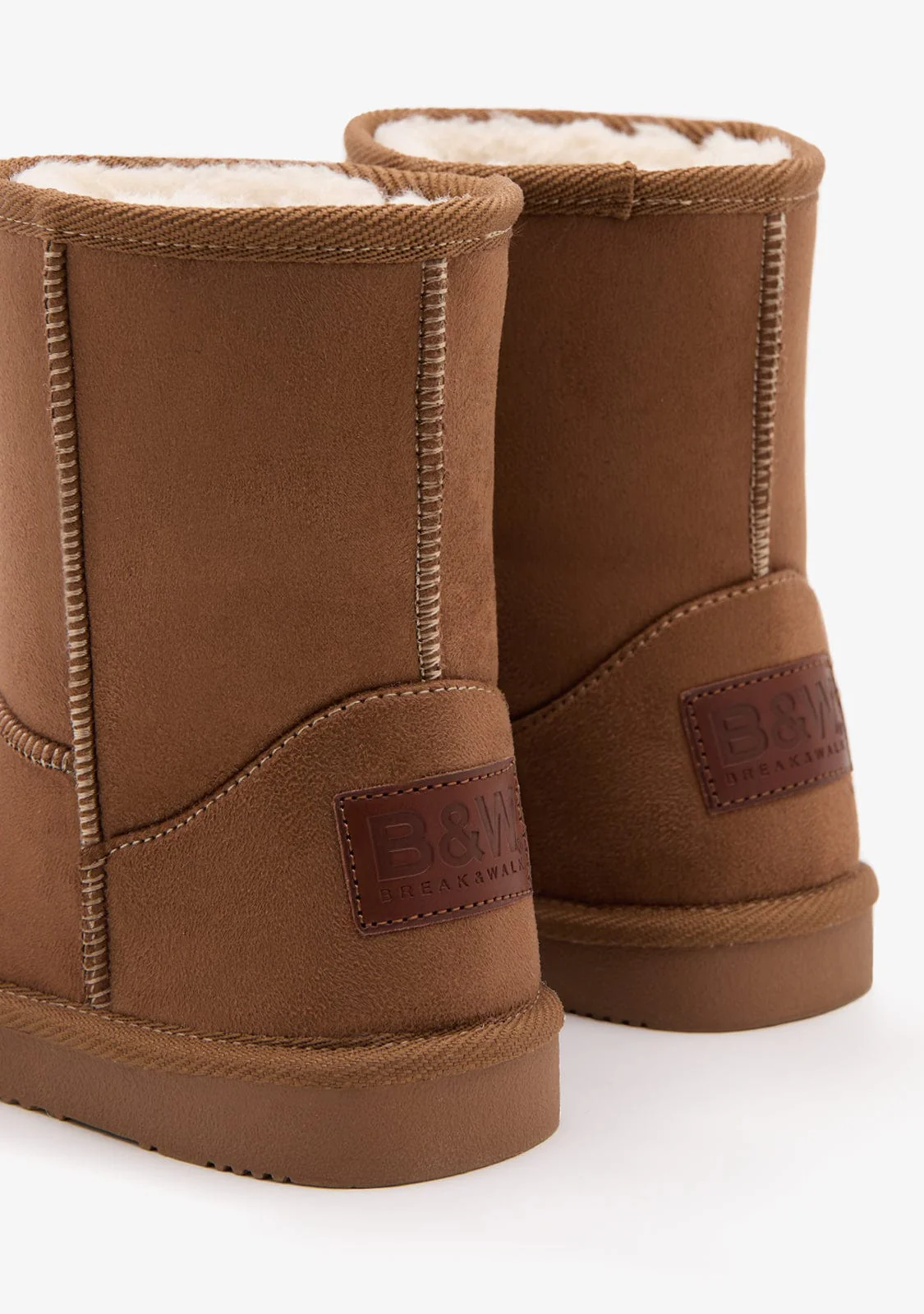 Tan Logo Australian Boots Water Repellent B&W - Image 3