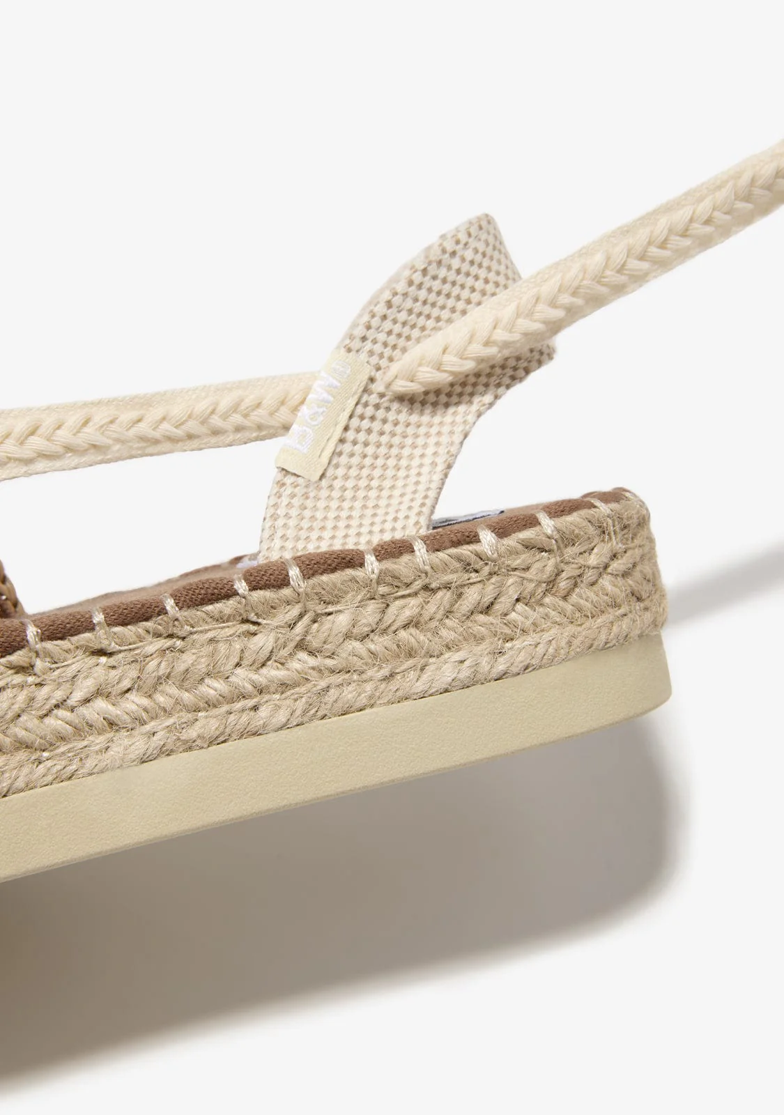 Tan Straps Espadrilles B&W - Image 3