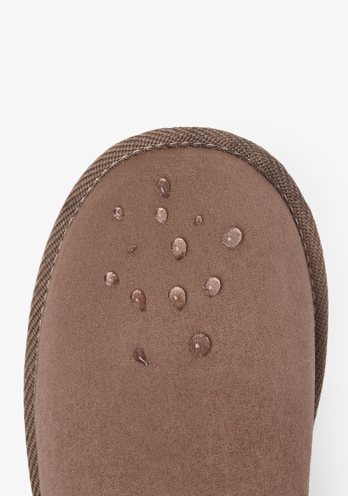 Taupe Bow Fur Australian Boots Water Repellent B&W - Image 4