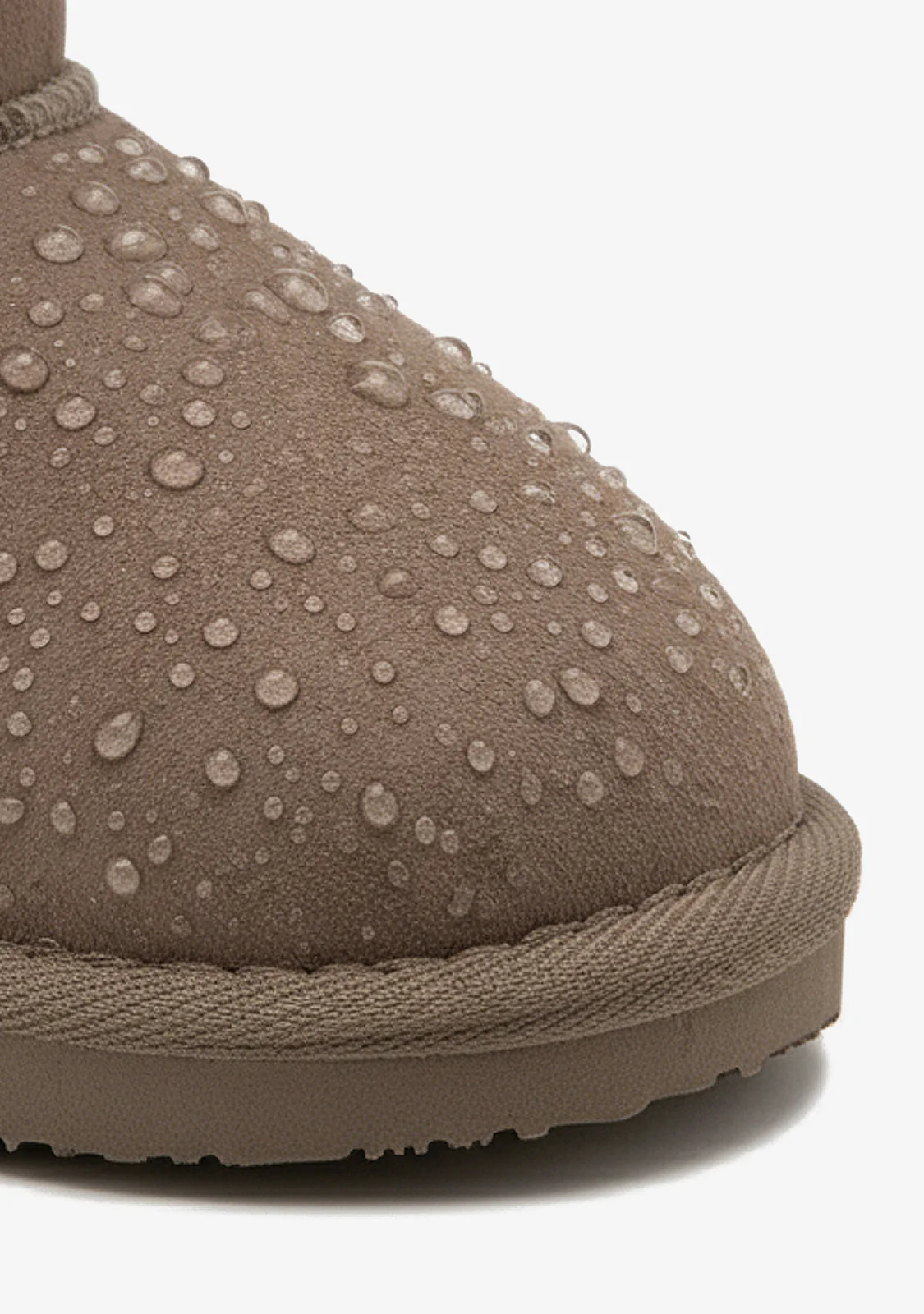 Taupe Fur Water Repellent Australian Boots - Image 4