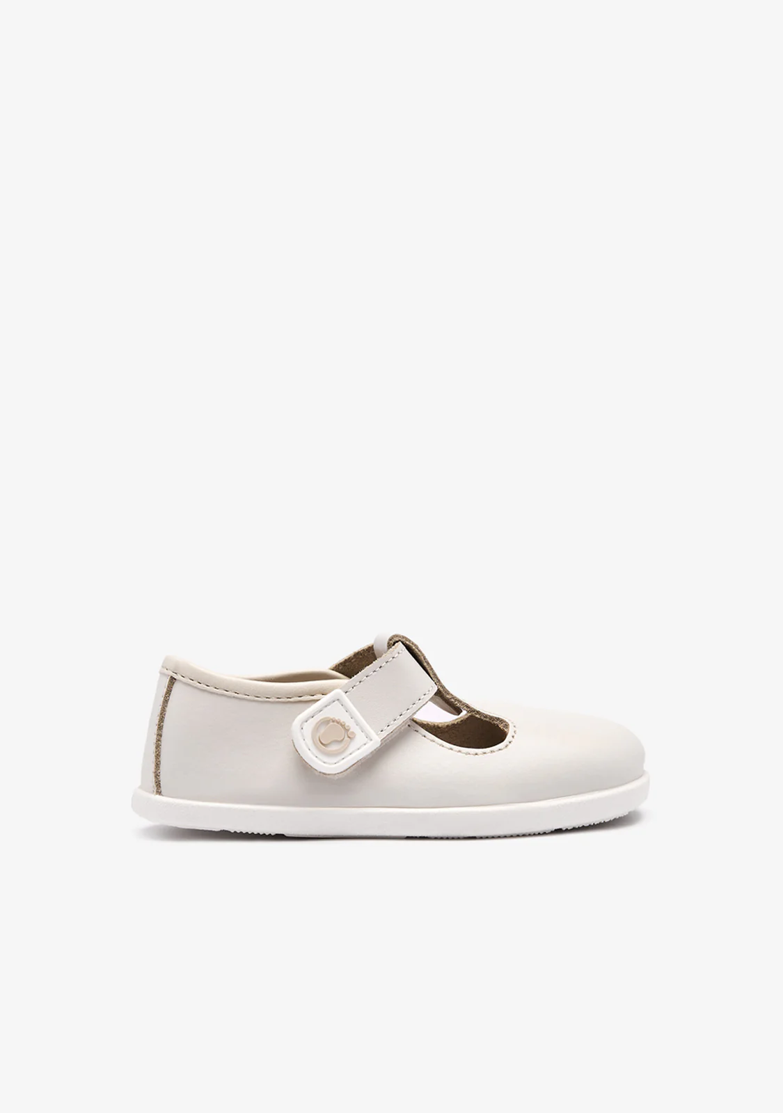 Baby´s Beige Barefoot Mary Janes