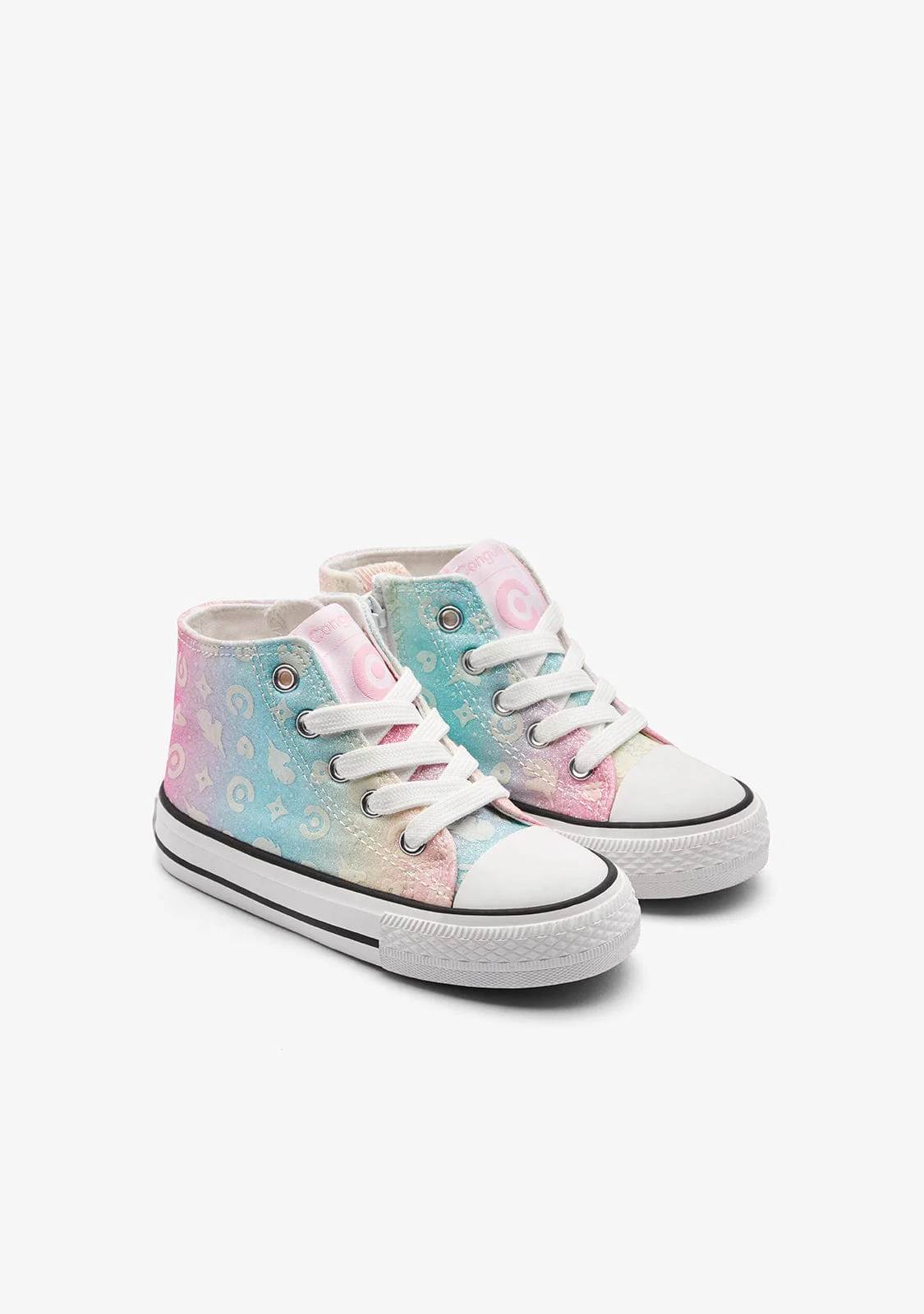 Unicorn Glitter Glows in the Dark High Sneakers - Image 3